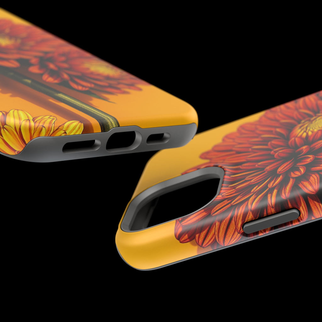 iPhone Mustard And Rust Ranunculus Stack Slim Everyday iPhone 14 · iPhone Case