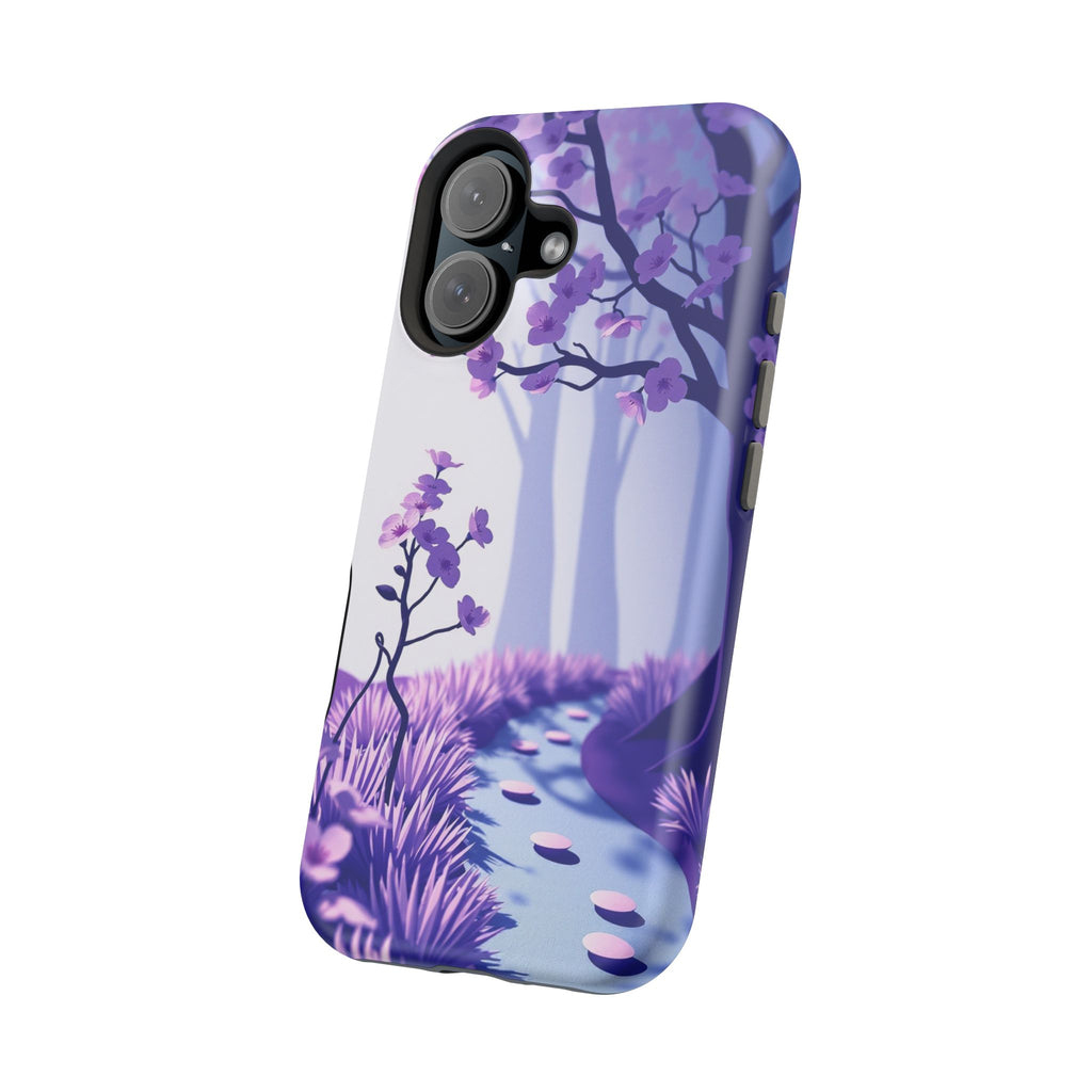 iPhone Blossom Trail Paper Cut Art Bold Modern Everyday Snap Case · iPhone Case