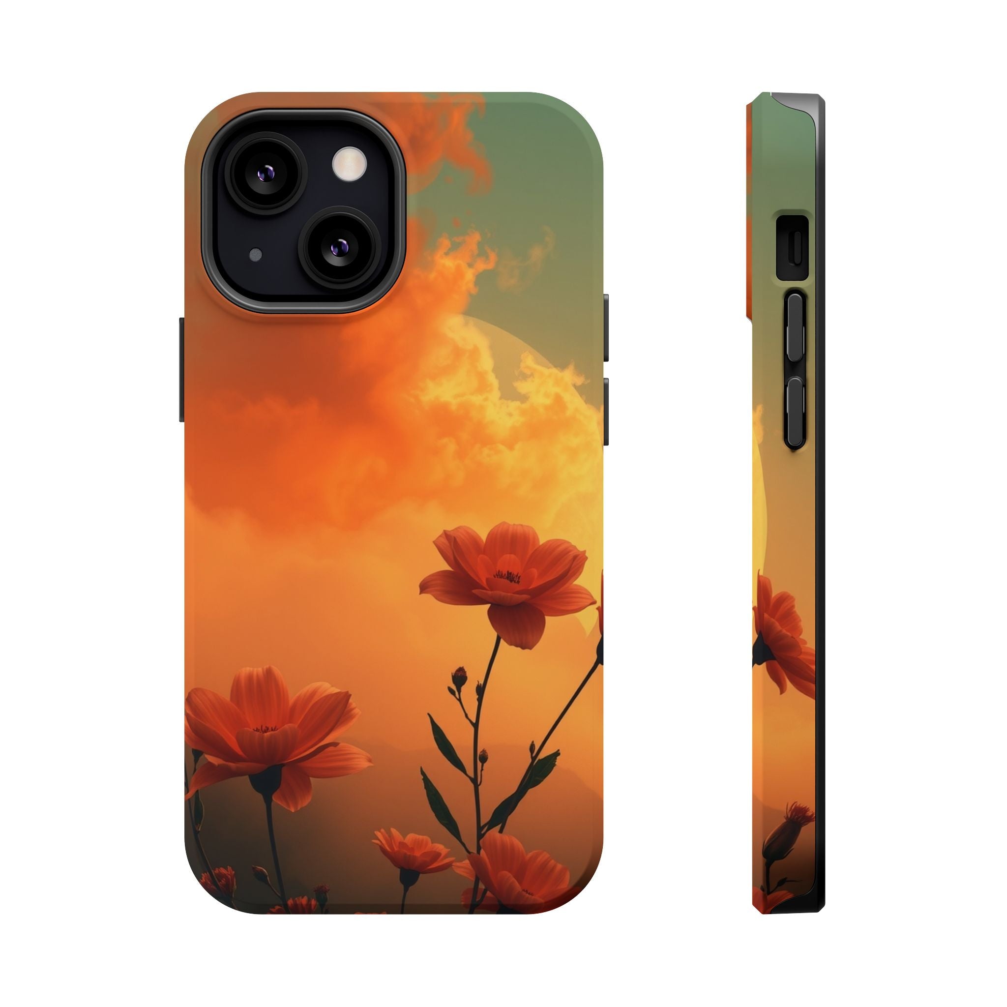 iPhone Floral Ombre Enchanted Art Bold Modern Everyday Snap Case · iPhone Case