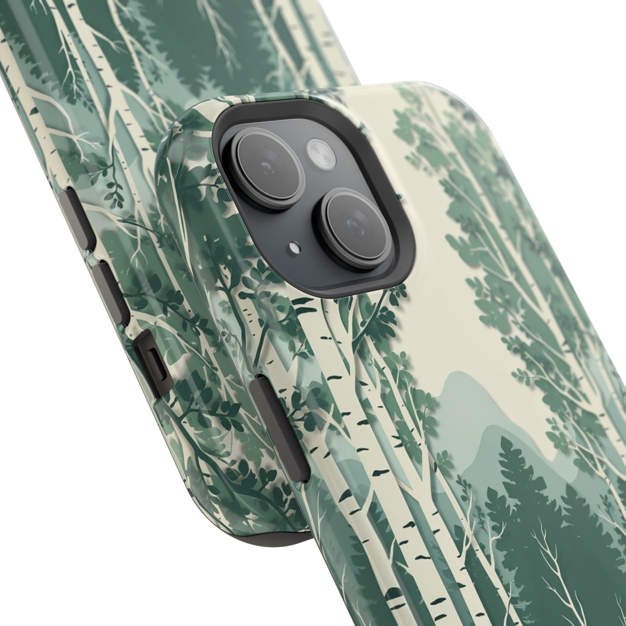 iPhone Birch Grove Paper Cut Art Bold Modern Everyday Snap Case · iPhone Case