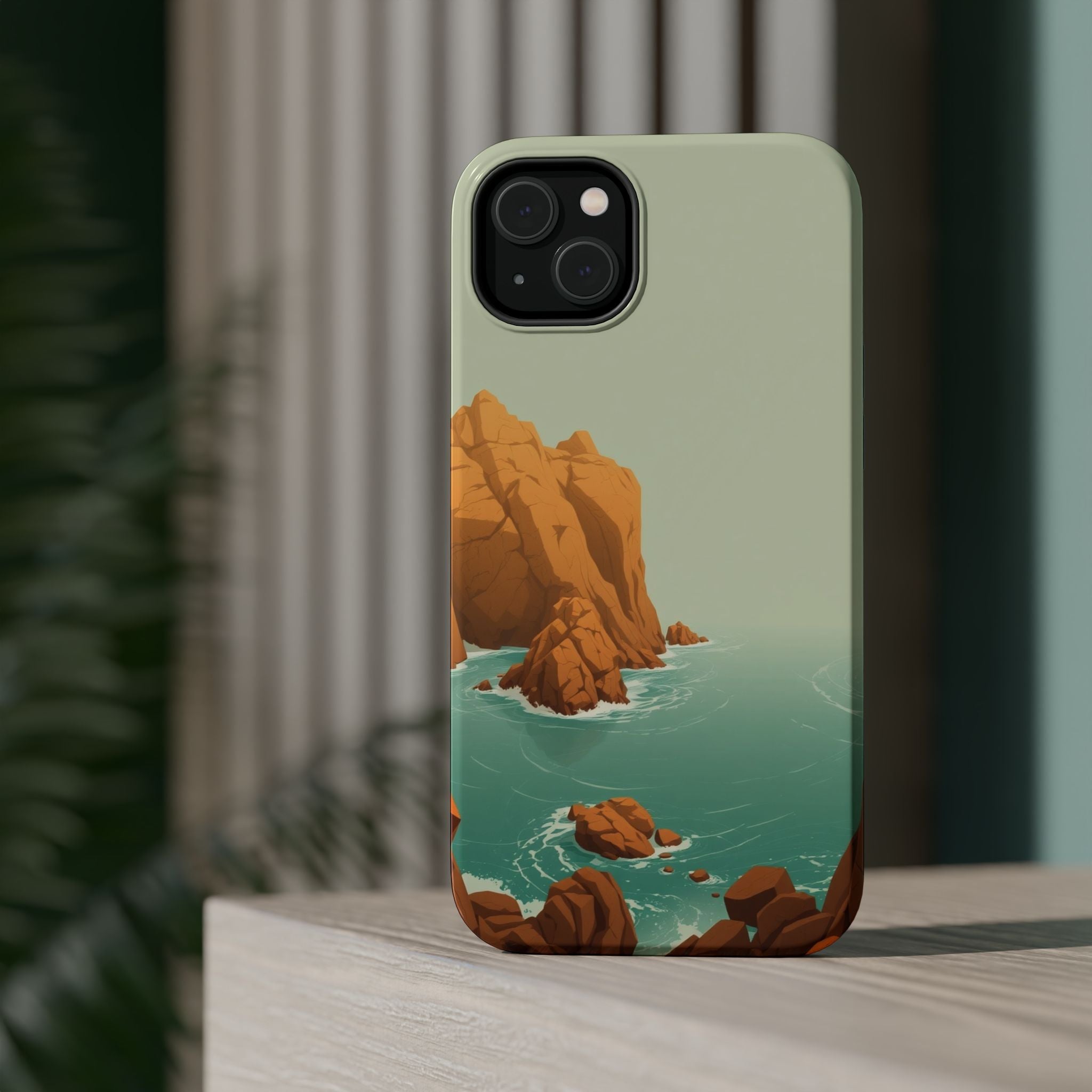 iPhone Rocky Coastline Enchanted Art Slim Everyday Designer Case · iPhone Case