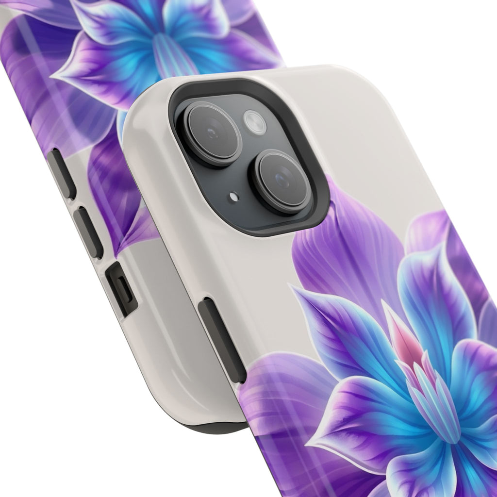 iPhone Dreamy Neon Floral Design 10 Slim Everyday Designer Case · iPhone Case