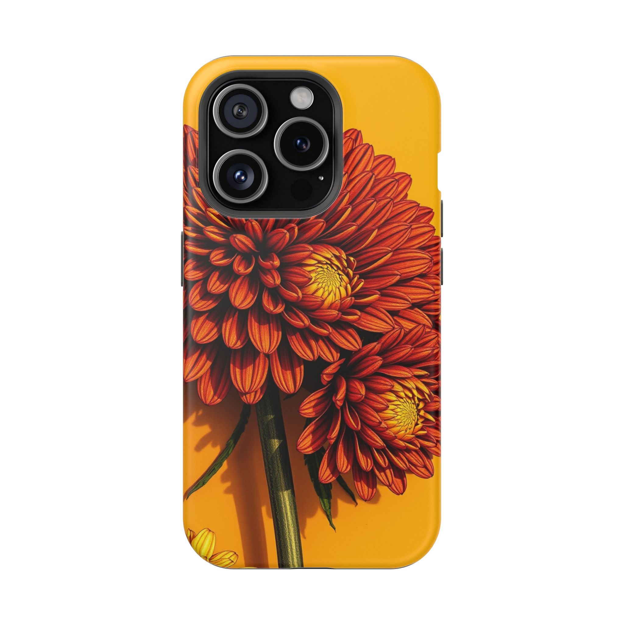 iPhone Mustard And Rust Ranunculus Stack Slim Everyday iPhone 14 · iPhone Case