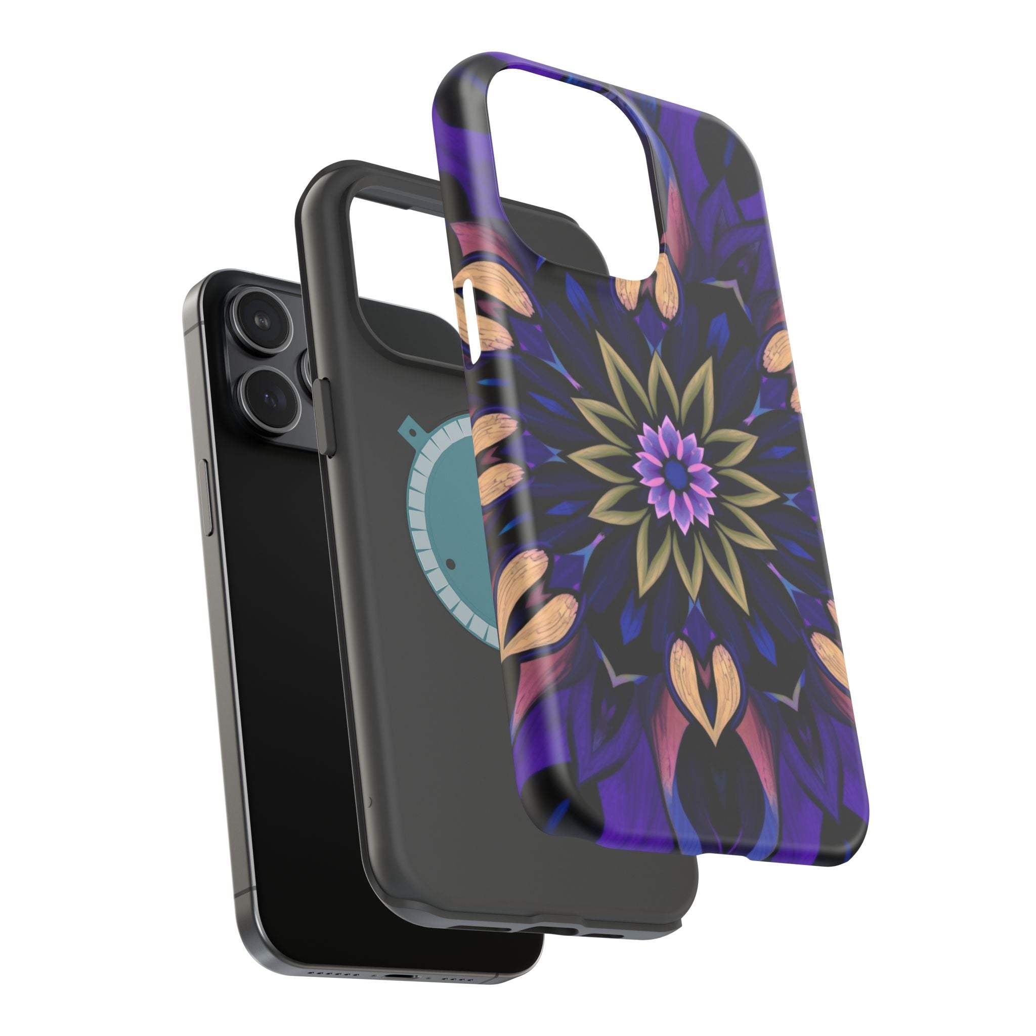 iPhone Floral Mandala Mystic Art Bold Modern Everyday Snap Case · iPhone Case
