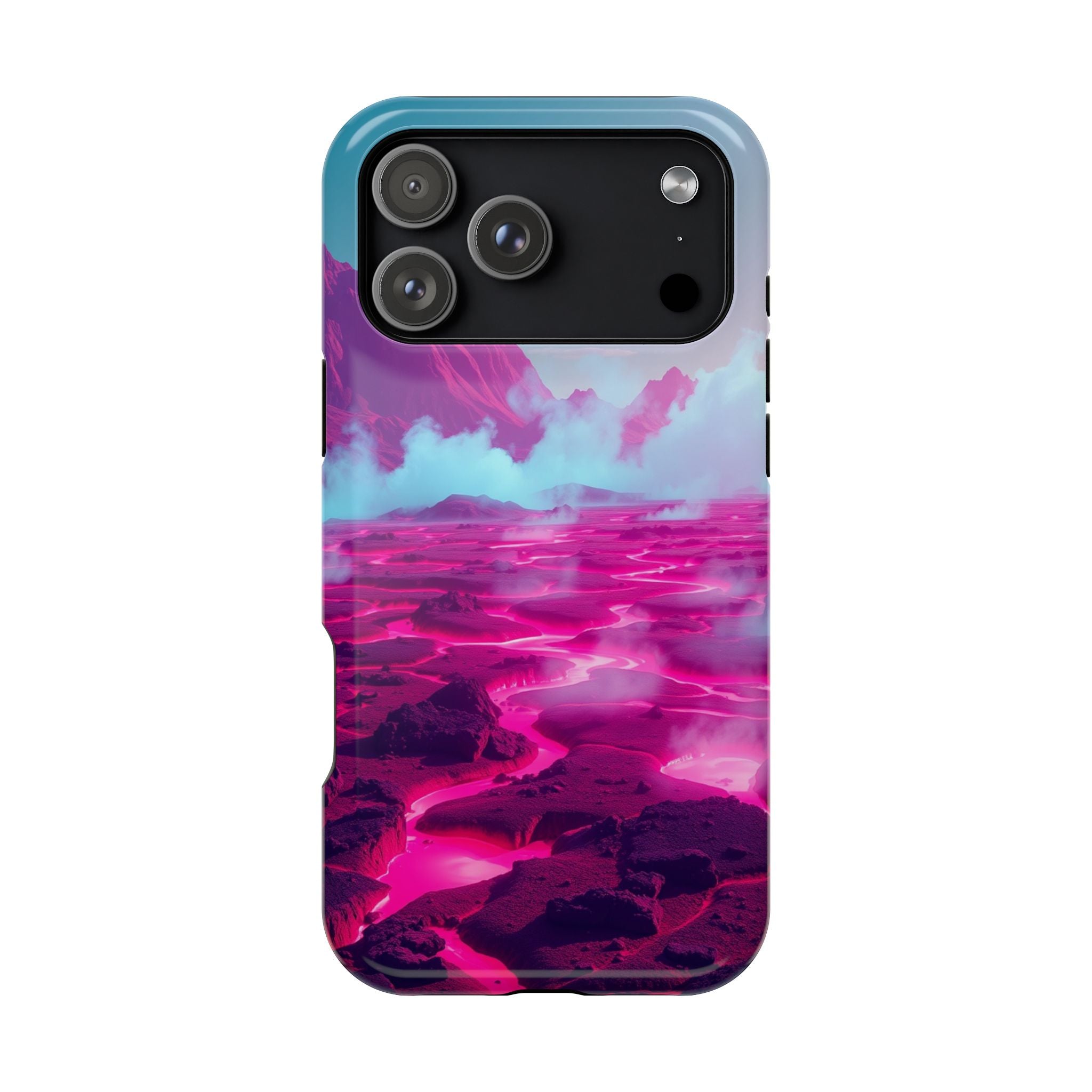 iPhone Lava Field Bold Art 17 Slim Everyday Designer Case · iPhone Case