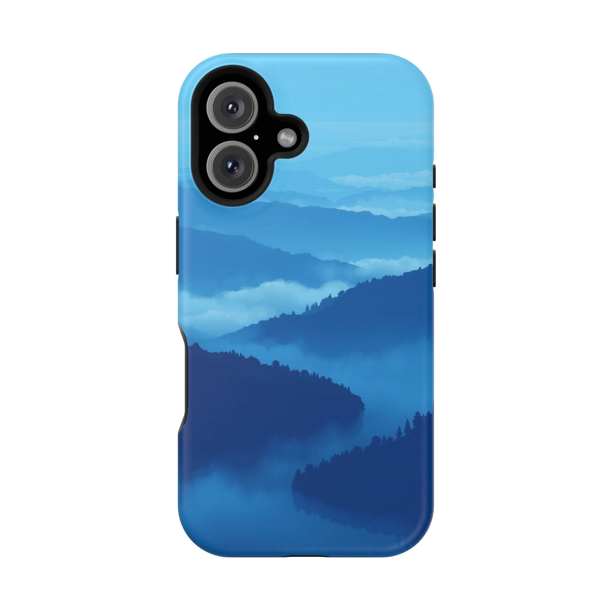 iPhone Fog Rolling Over Hills Pixel Art -Bit Slim iPhone Everyday · iPhone Case