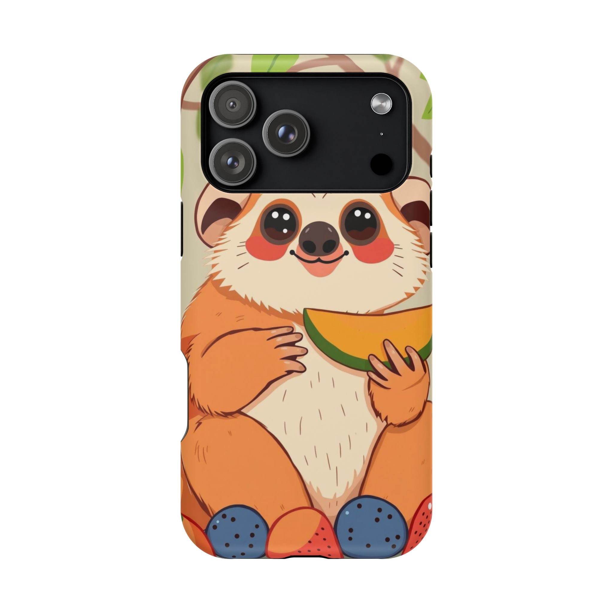 iPhone Slow Loris with Fruit Kids Fun iPhone Phone Case Gift Slim · iPhone Case