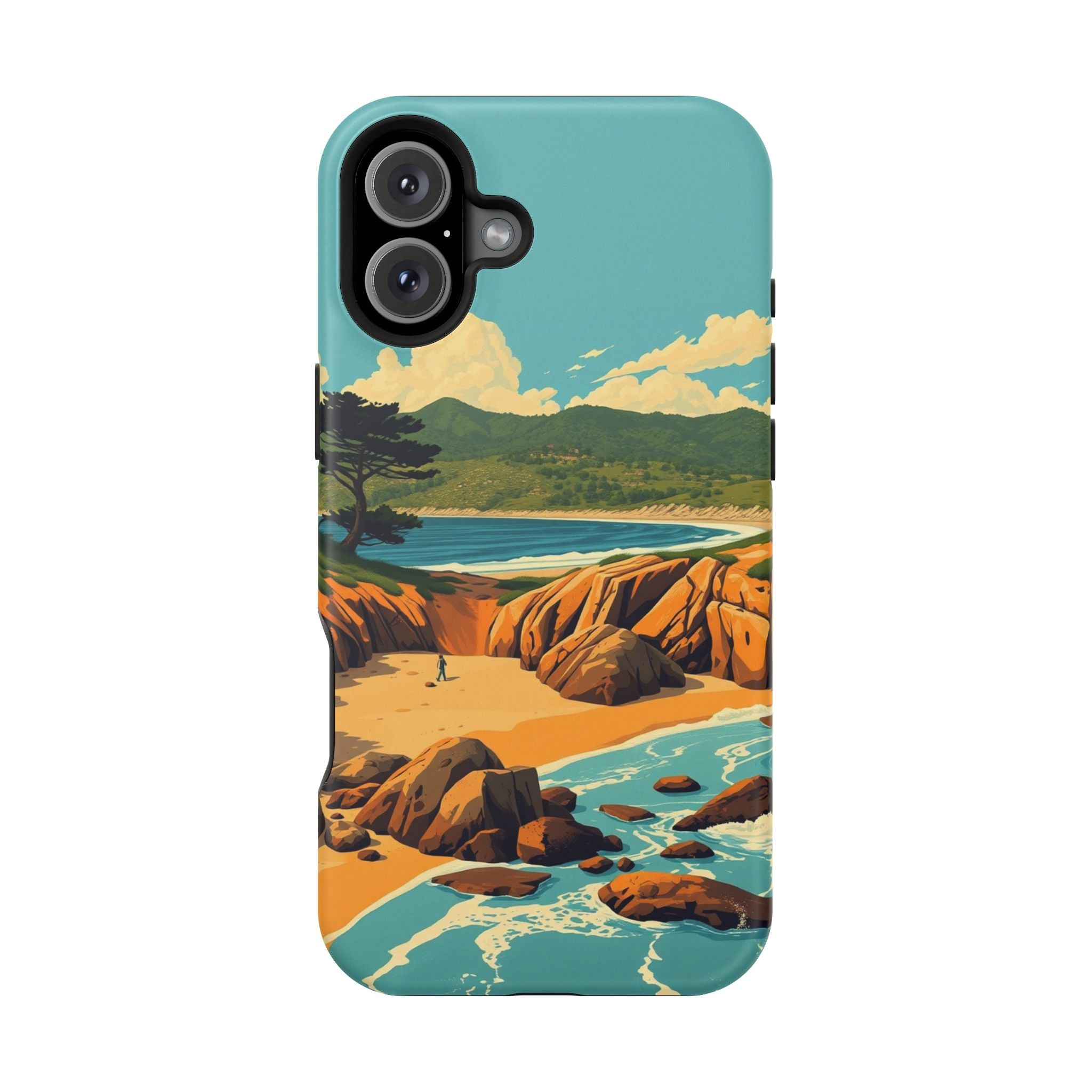 iPhone Pebble Beach Vintage Retro Poster Slim Everyday iPhone Designer · iPhone