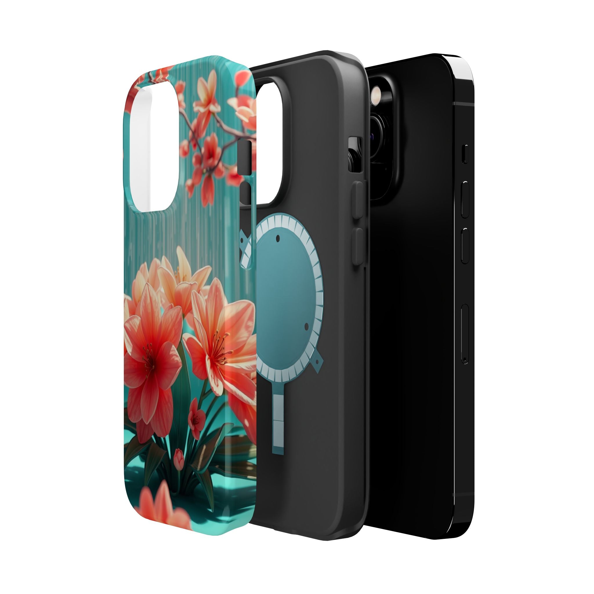 iPhone Spring Shower Bloom 3D Digital Slim Everyday Designer Case · iPhone Case