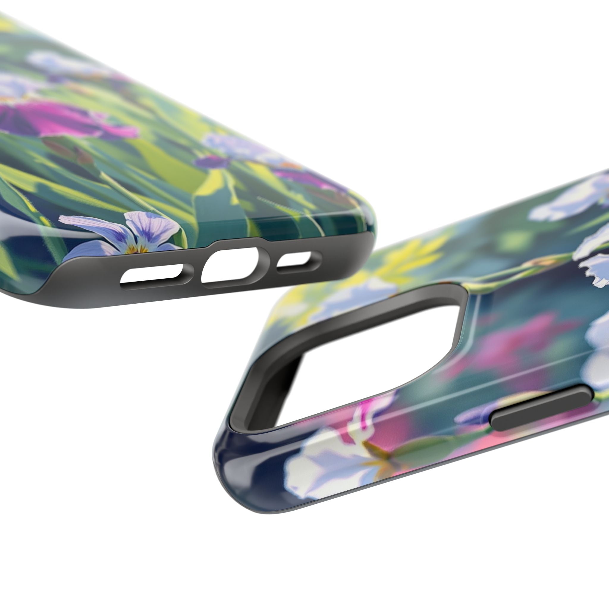 iPhone Vibrant Iris Garden Design Bold Modern Everyday Snap Case · iPhone Case