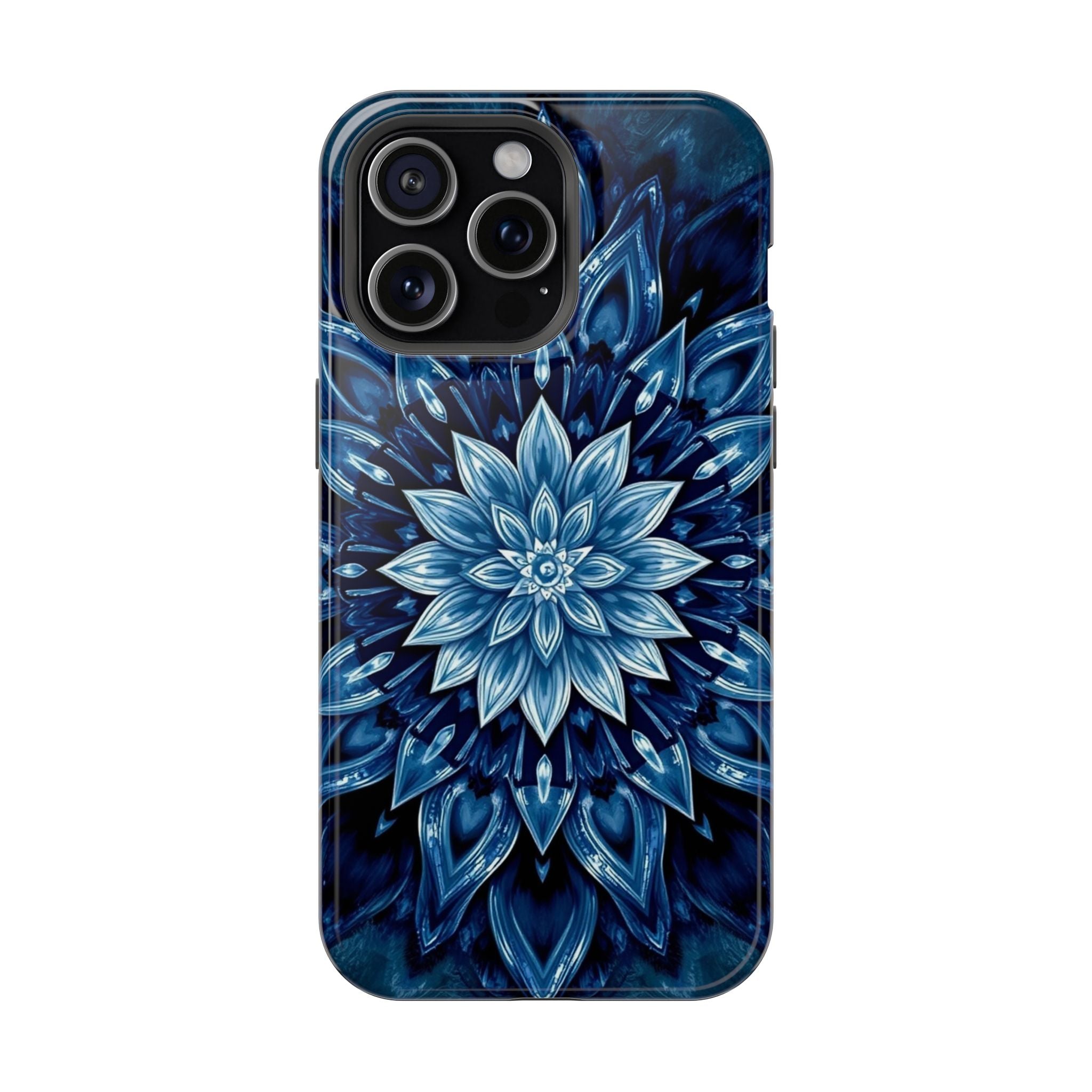 iPhone Floral Mandala Electric Art Bold Modern Everyday Snap Case · iPhone Case