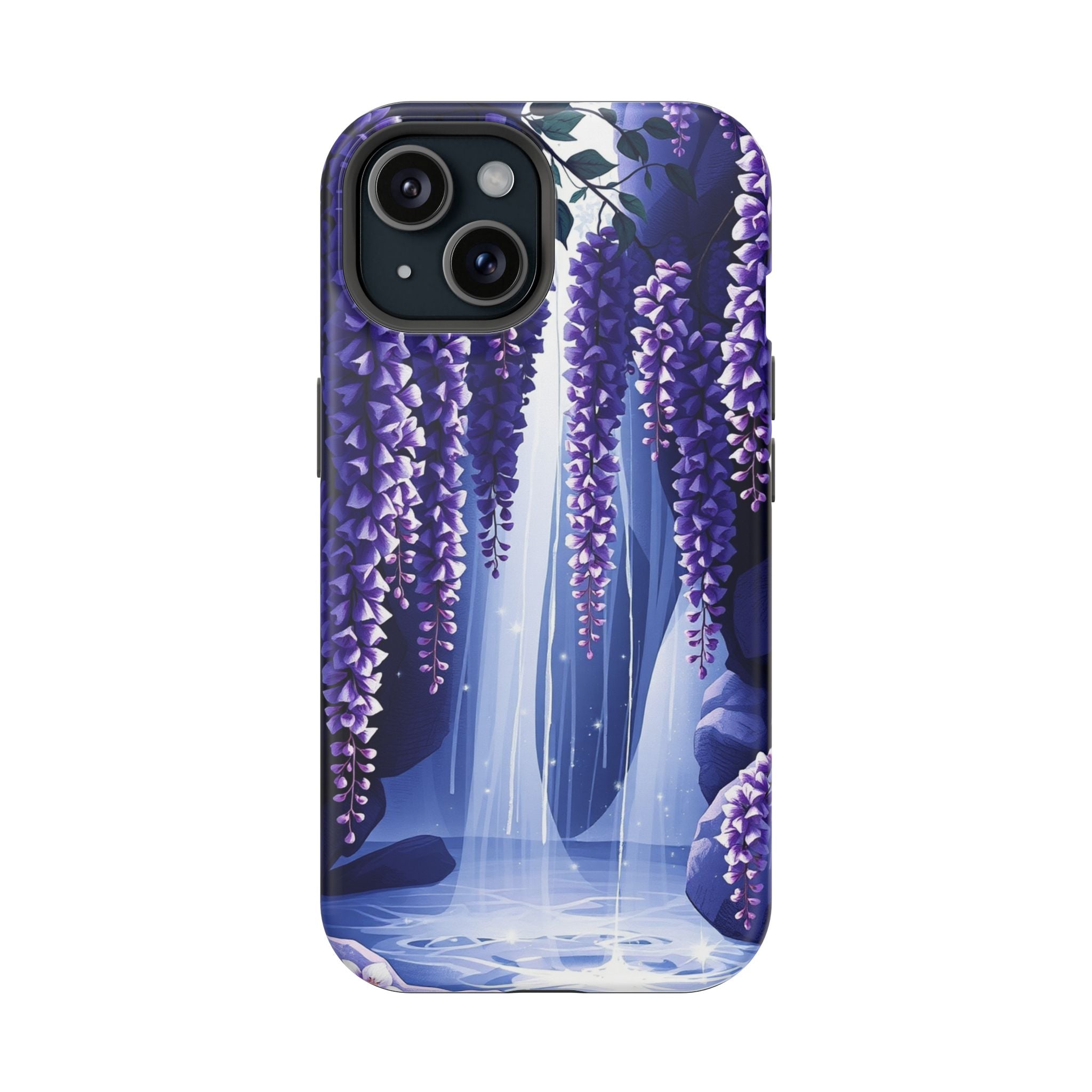 iPhone Wisteria Cascade Serene Design Slim Snap Case Ga · iPhone Case