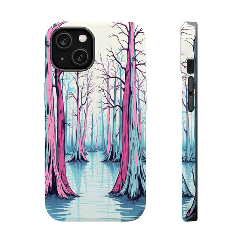 iPhone Cypress Swamp Hand-Drawn Sketch Slim Everyday Designer Case · iPhone Case