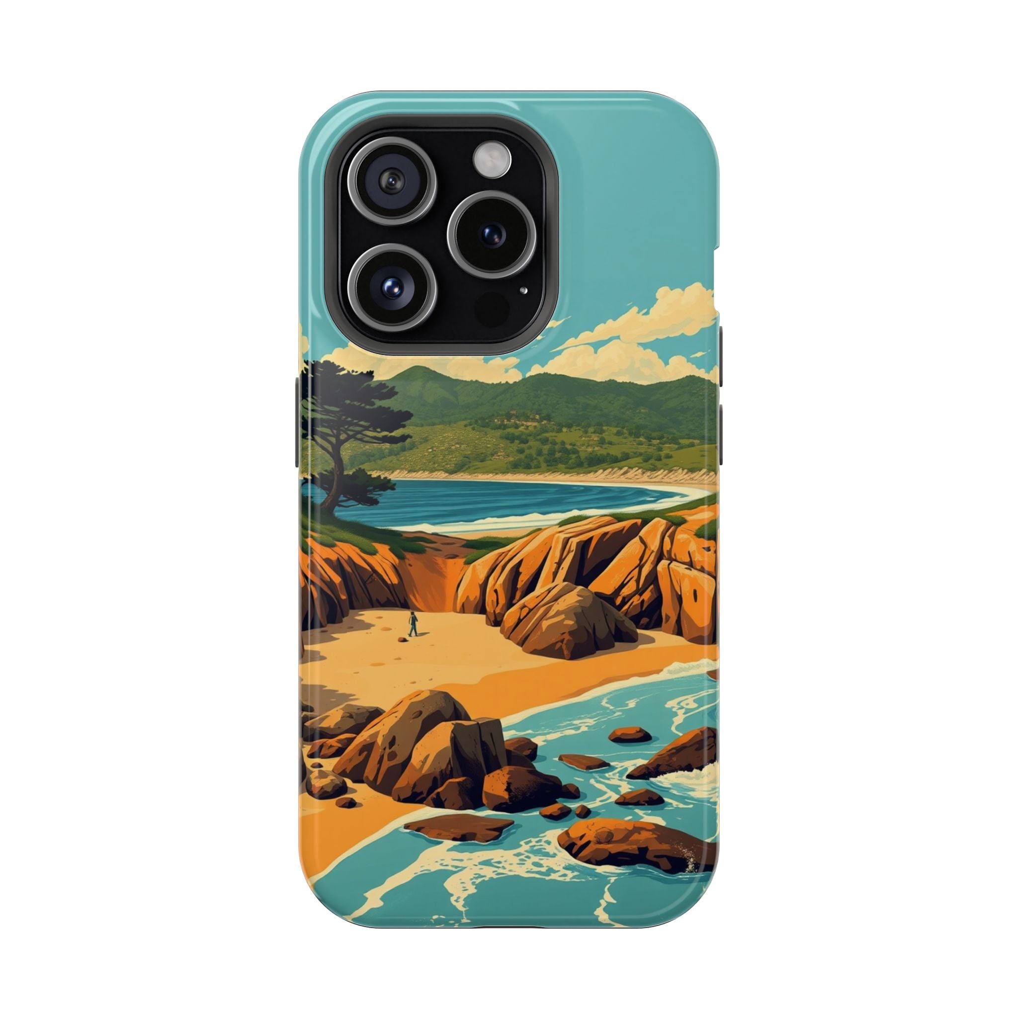 iPhone Pebble Beach Vintage Retro Poster Slim Everyday iPhone Designer · iPhone