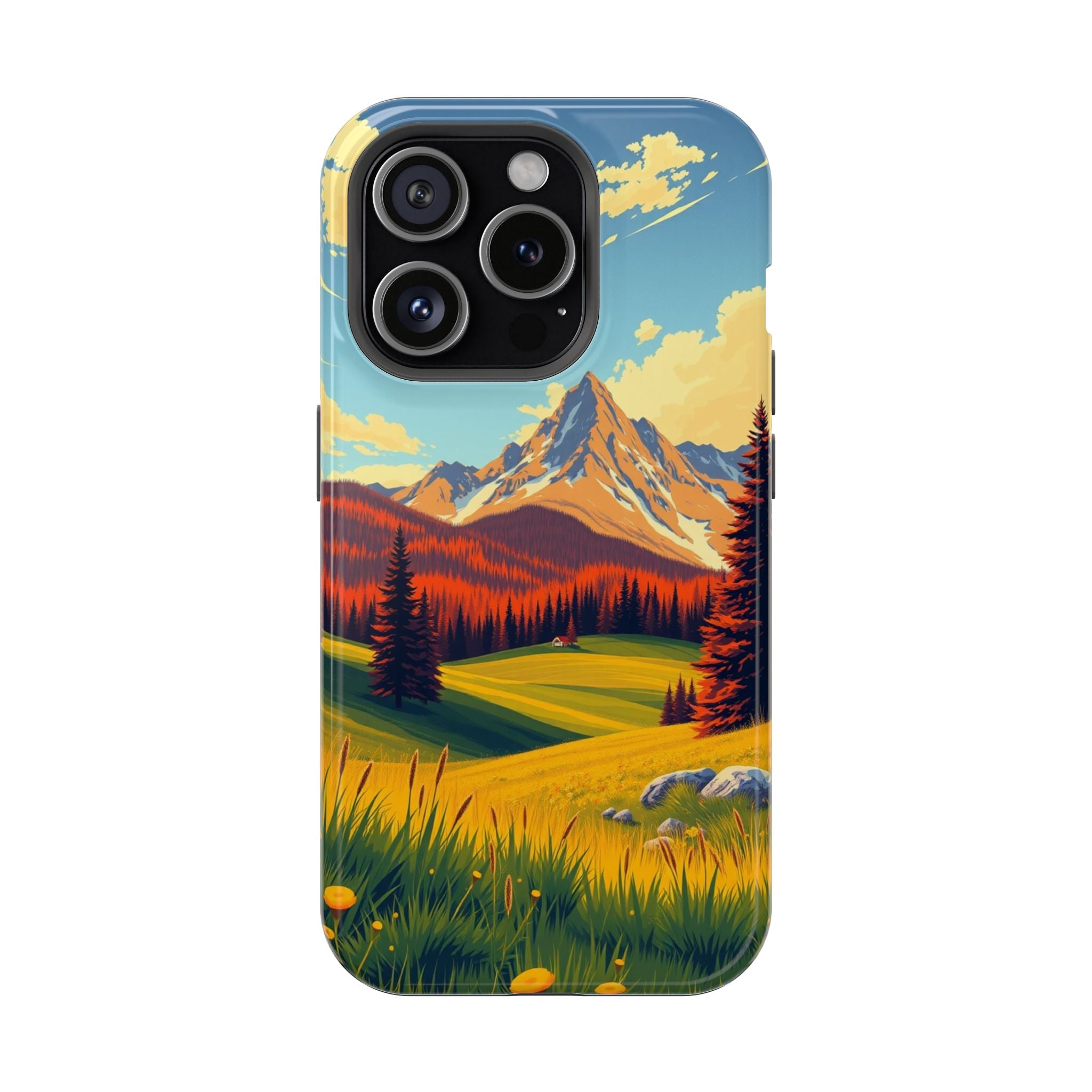 iPhone Radiant Alpine Meadow Design Slim Everyday Designer Case · iPhone Case