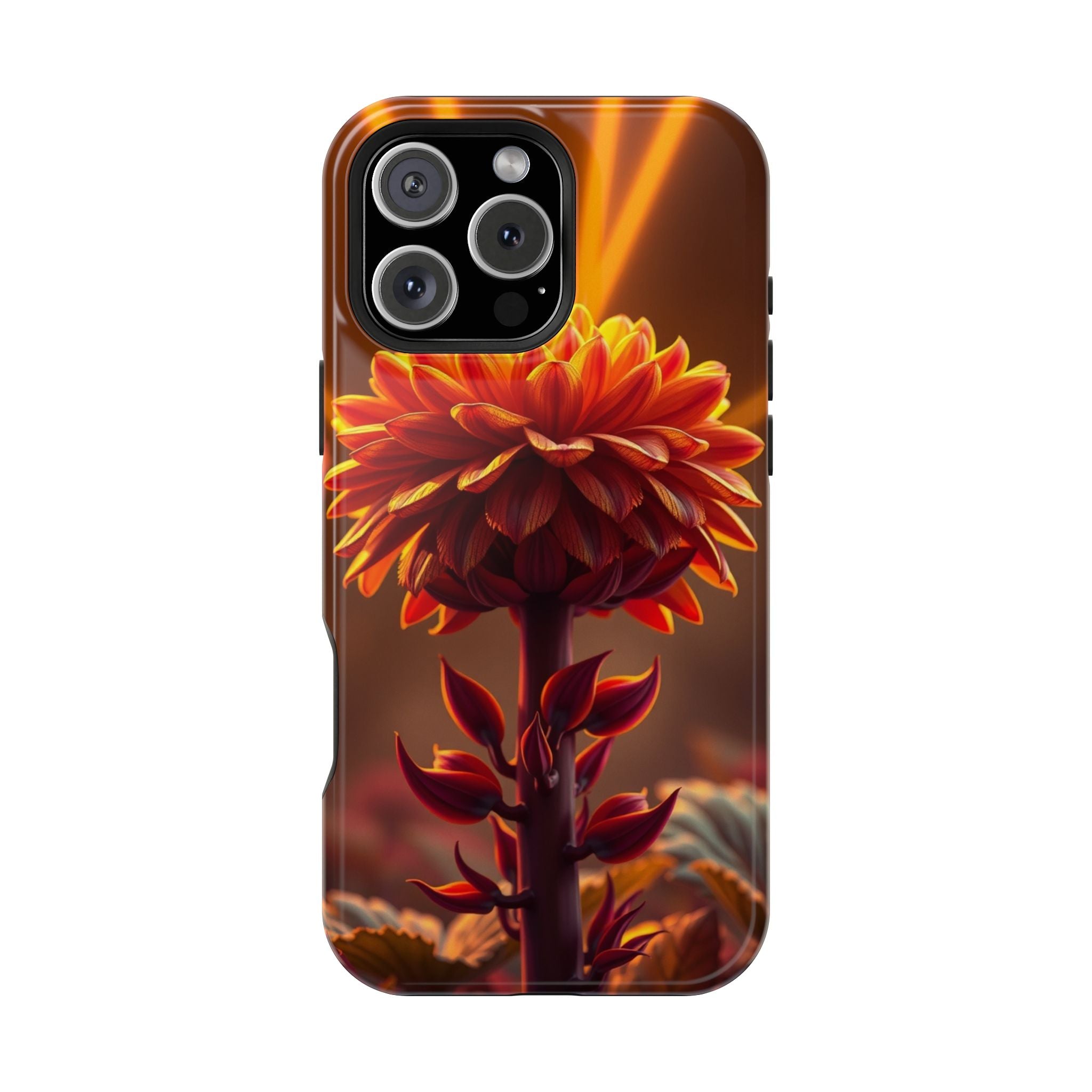 iPhone Mustard And Rust Ranunculus Stack Slim Everyday iPhone Designer · iPhone