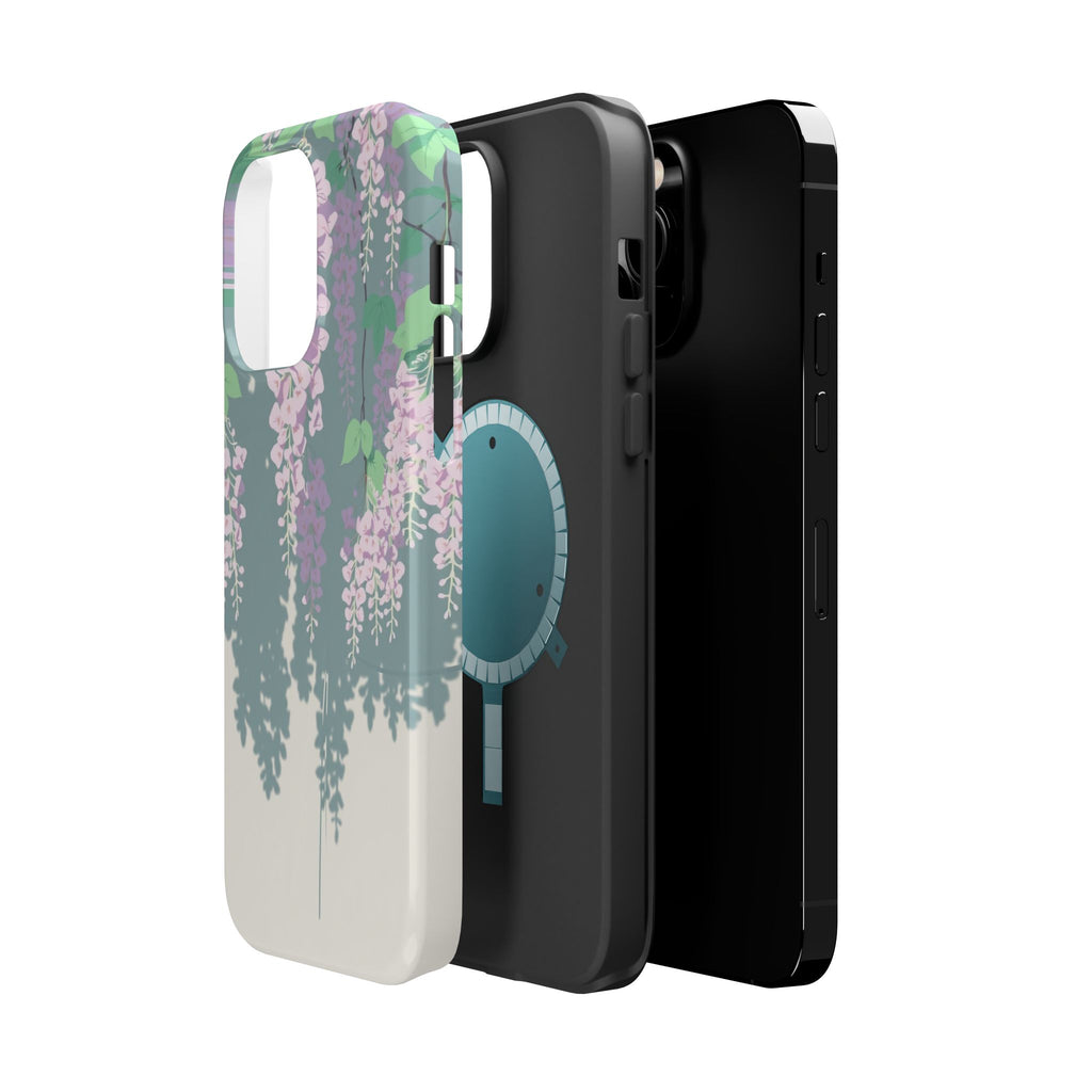 iPhone Dreamy Wisteria Cascade Design Slim Everyday Designer Case · iPhone Case