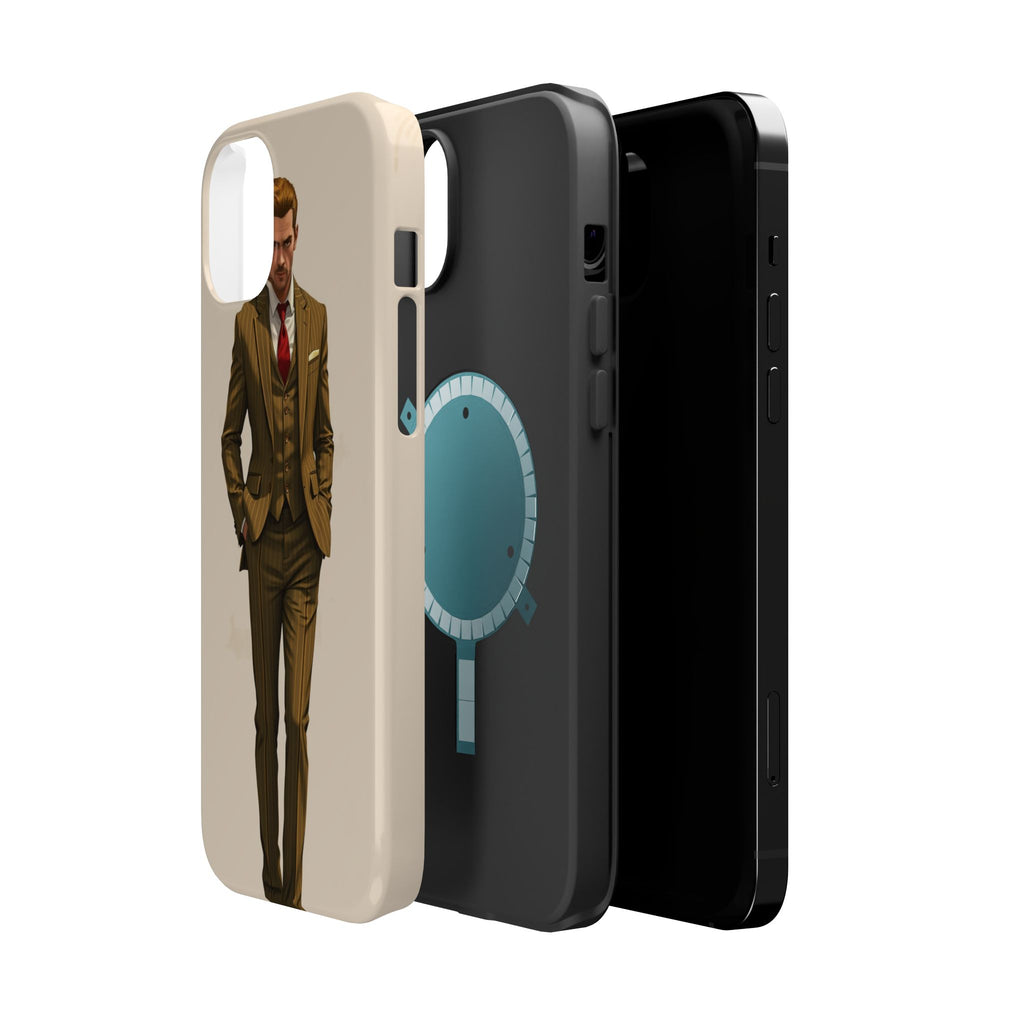 iPhone Pinstripe Suit Grunge Distressed Slim Everyday Designer Case · iPhone Cas