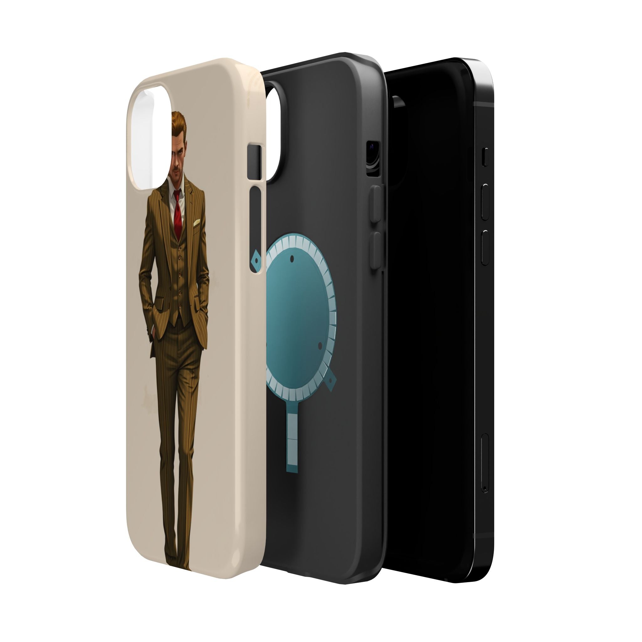 iPhone Pinstripe Suit Grunge Distressed Slim Everyday Designer Case · iPhone Cas