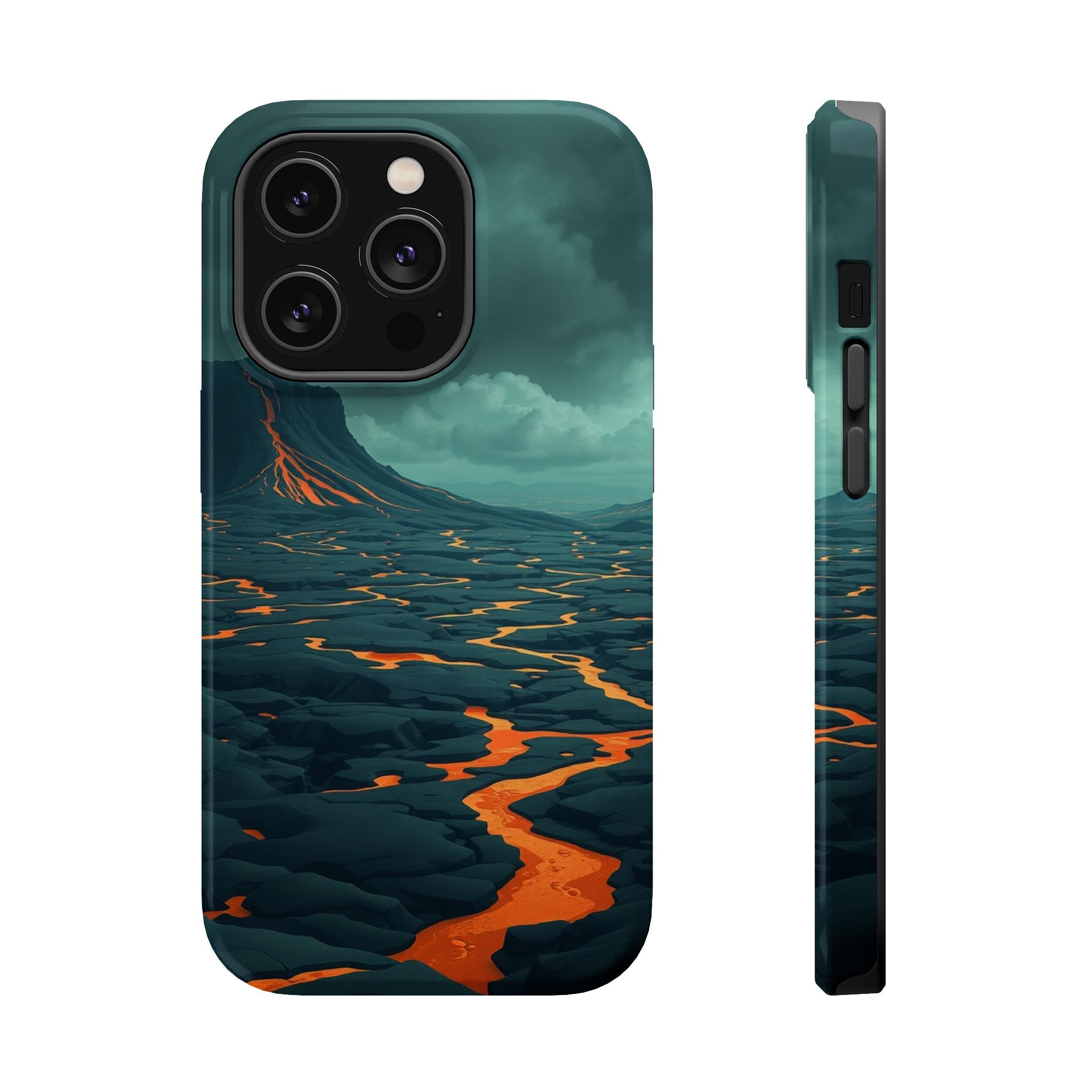 iPhone Radiant Lava Field Design 18 Slim Everyday Designer Case · iPhone Case