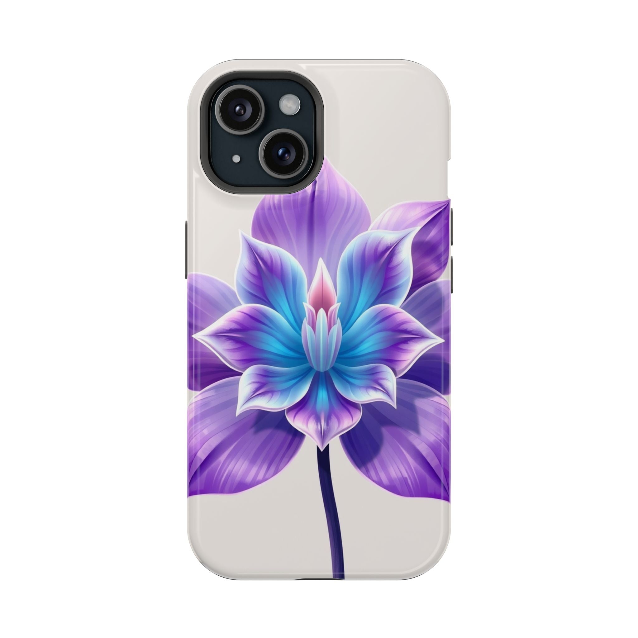 iPhone Dreamy Neon Floral Design 10 Slim Everyday Designer Case · iPhone Case