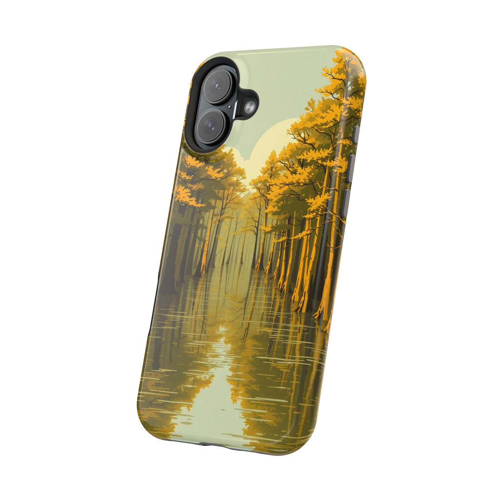 iPhone Cypress Swamp Enchanted Art Bold Modern Everyday Snap Case · iPhone Case