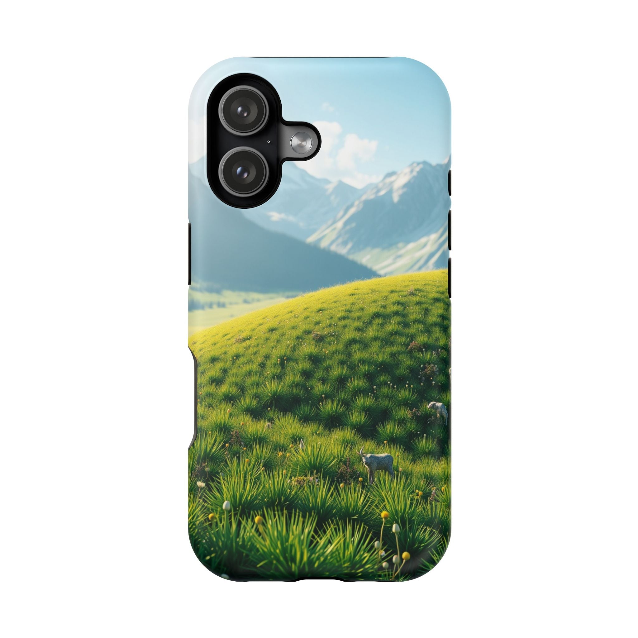 iPhone Vibrant Alpine Meadow Design Slim Everyday Designer Case · iPhone Case