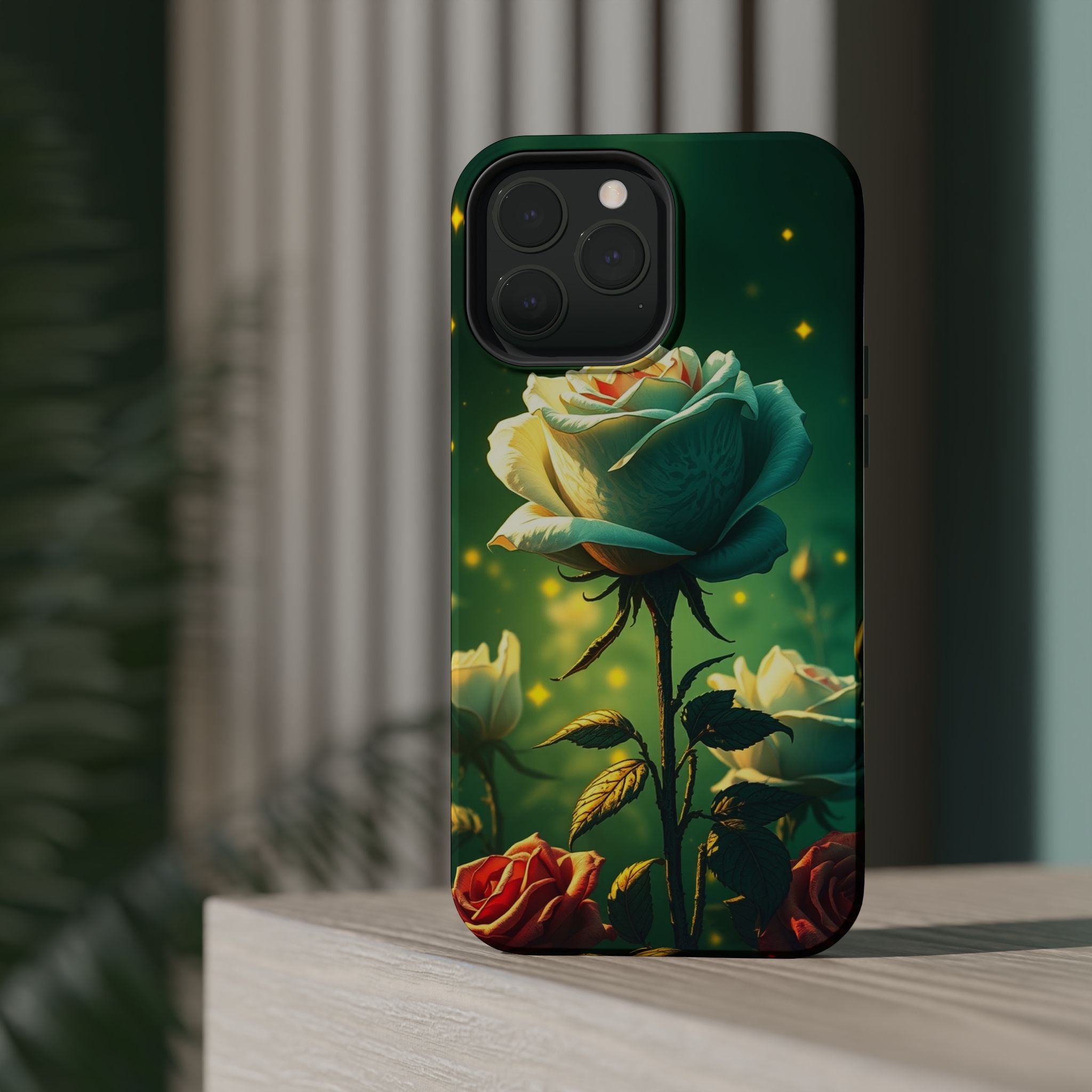 iPhone Earthy Rose Garden Design Bold Modern Everyday Snap Case · iPhone Case