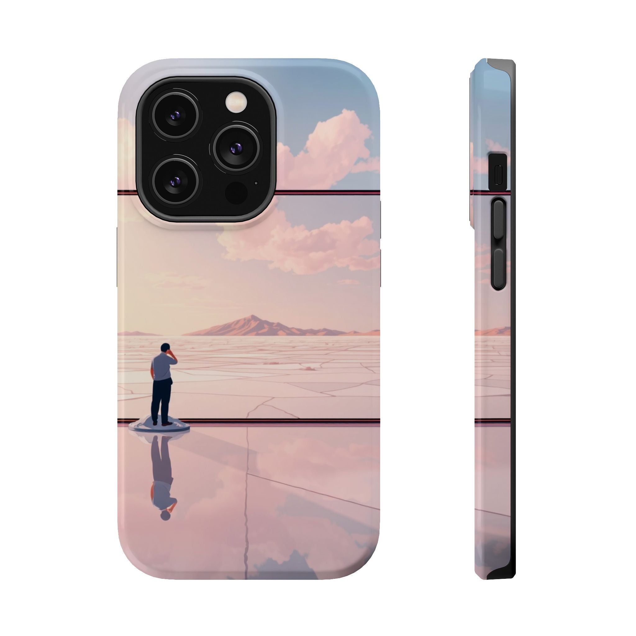 iPhone Salt Flat Mirror Stained Glass Slim Everyday Designer Case · iPhone Case