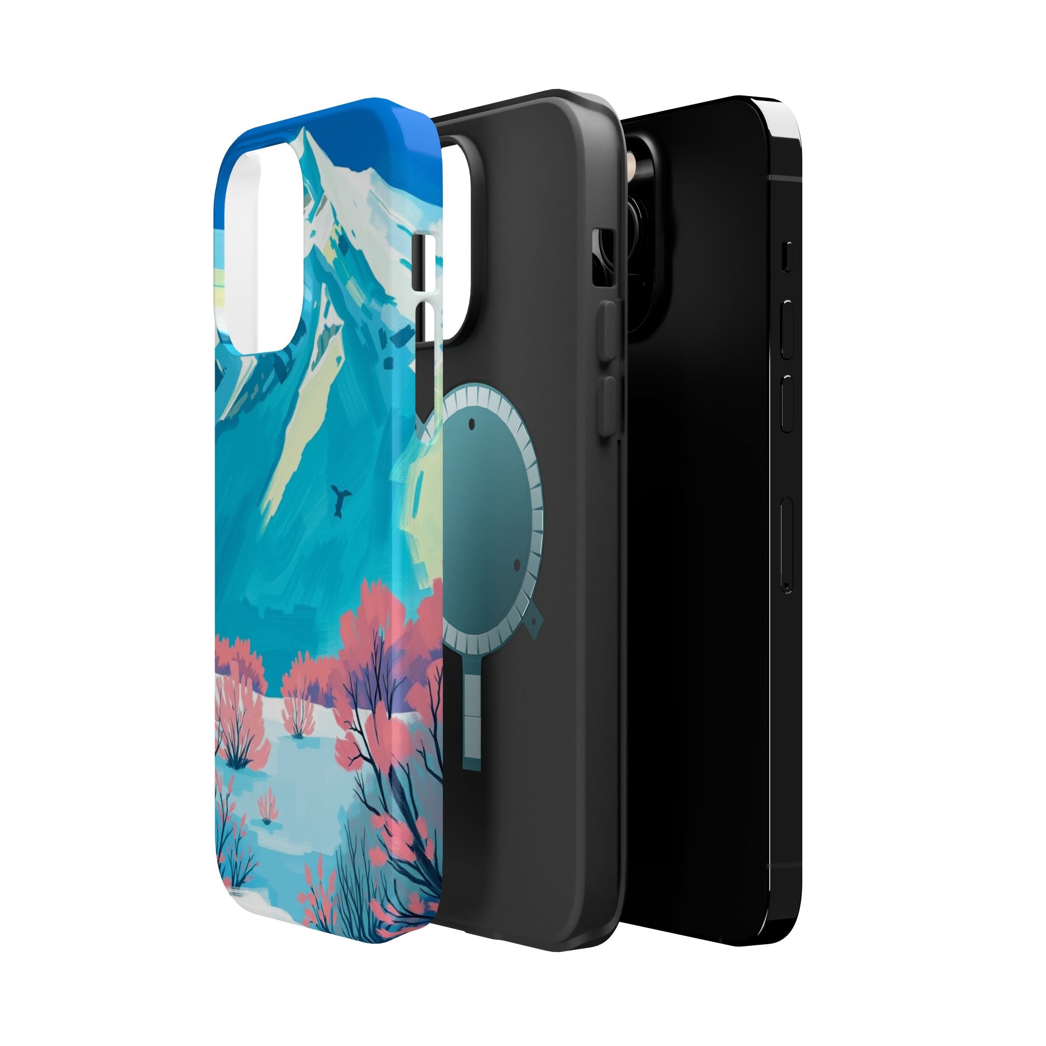 iPhone Snow Field Electric Art Slim Everyday Designer Case · iPhone Case