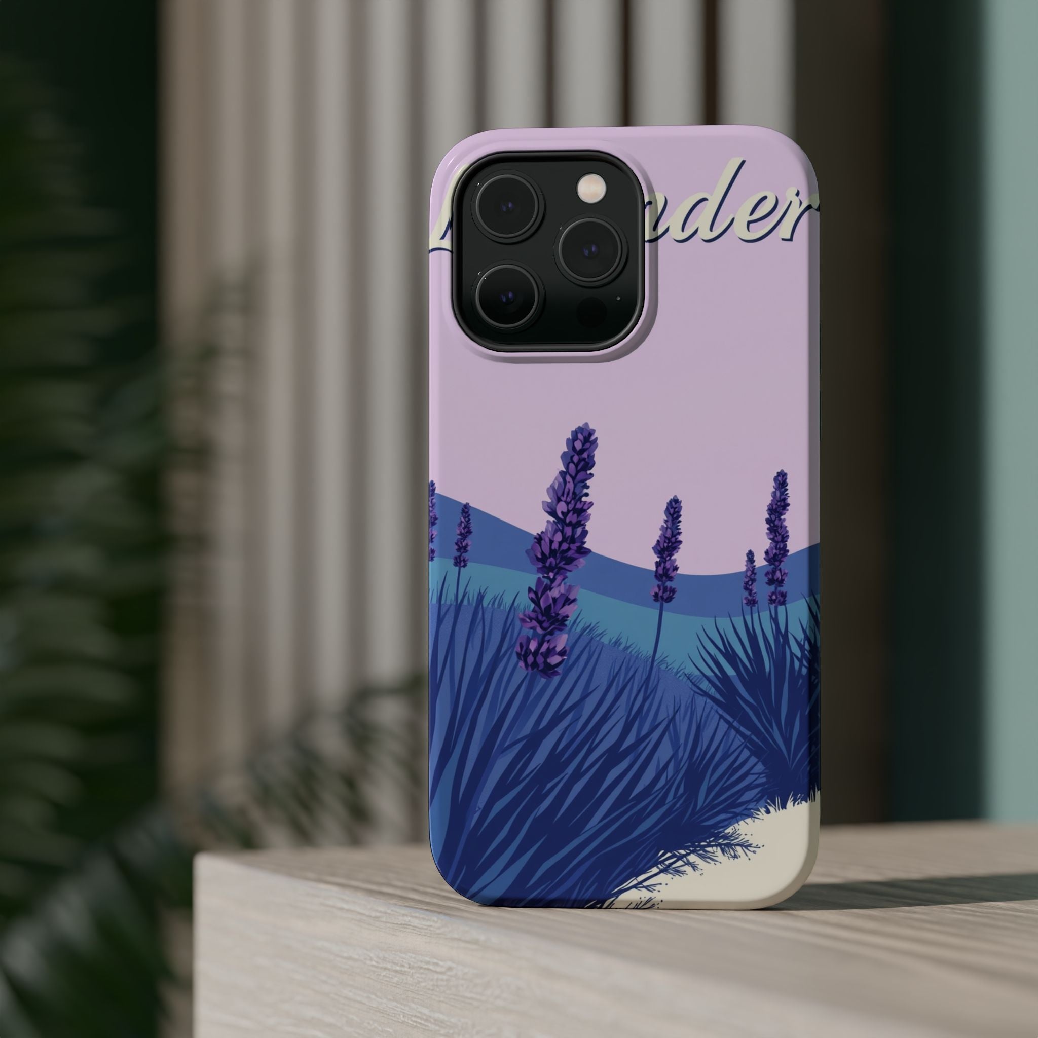 iPhone Lavender Haze Vintage Retro Poster Slim iPhone Everyday Designer · iPhone