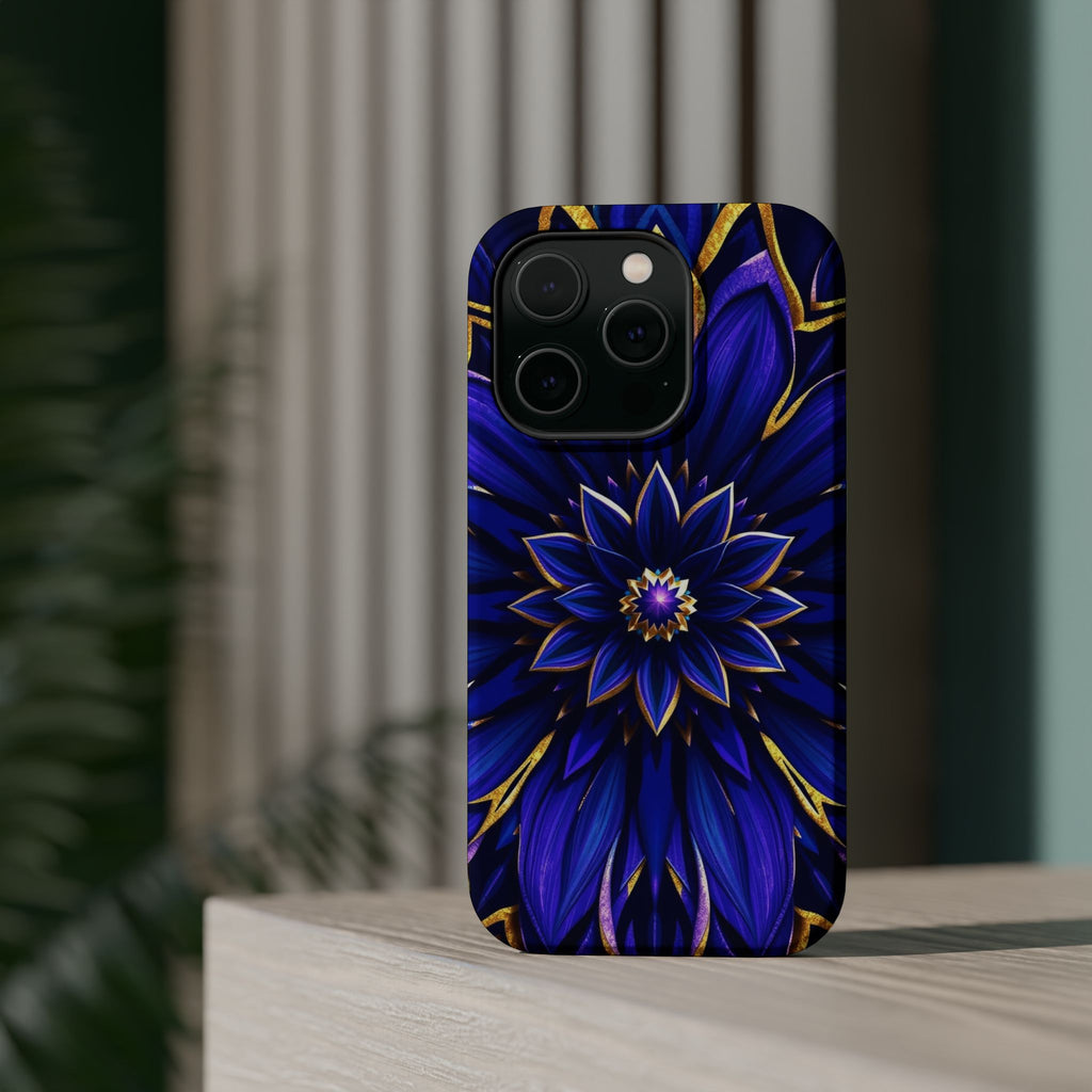 iPhone Floral Mandala Electric Art 14 Slim Everyday Designer Case · iPhone Case