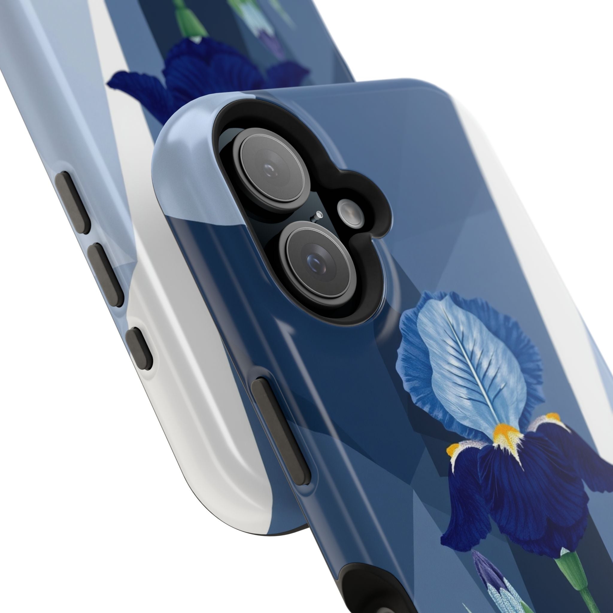 iPhone Earthy Iris Garden Design Bold Modern Everyday Snap Case · iPhone Case