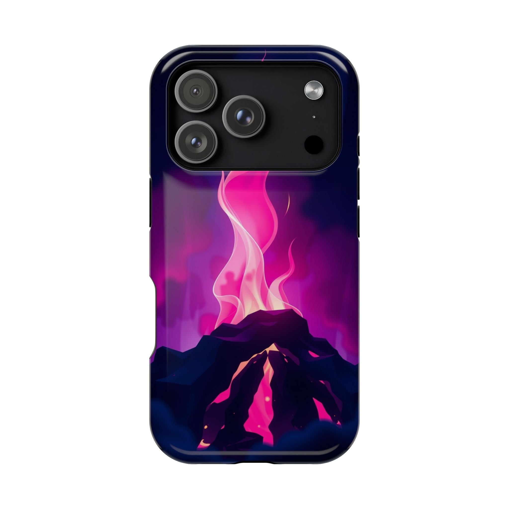 iPhone Cyan And Magenta Wildfire Glow Slim Everyday Designer Case · iPhone Case