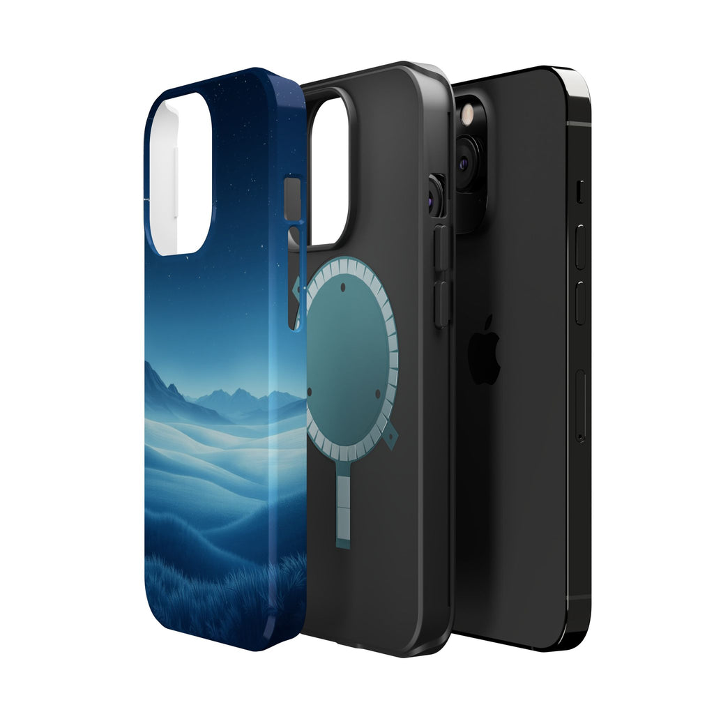 iPhone Midnight Blue And Silver Tundra Expanse Clean iPhone 17 Minimal · iPhone