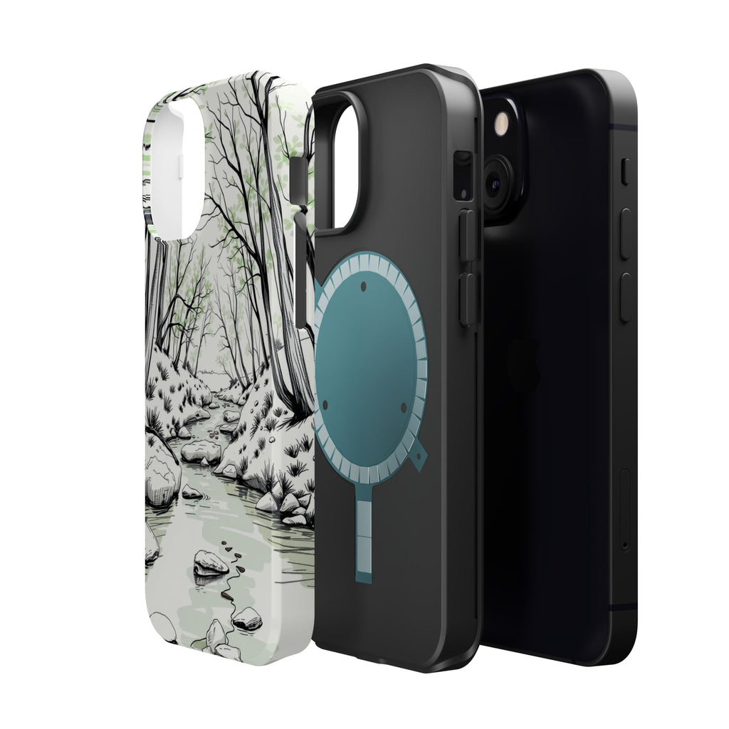 iPhone Sage And Ivory Spring Creek Bold Modern Everyday Snap Case · iPhone Case