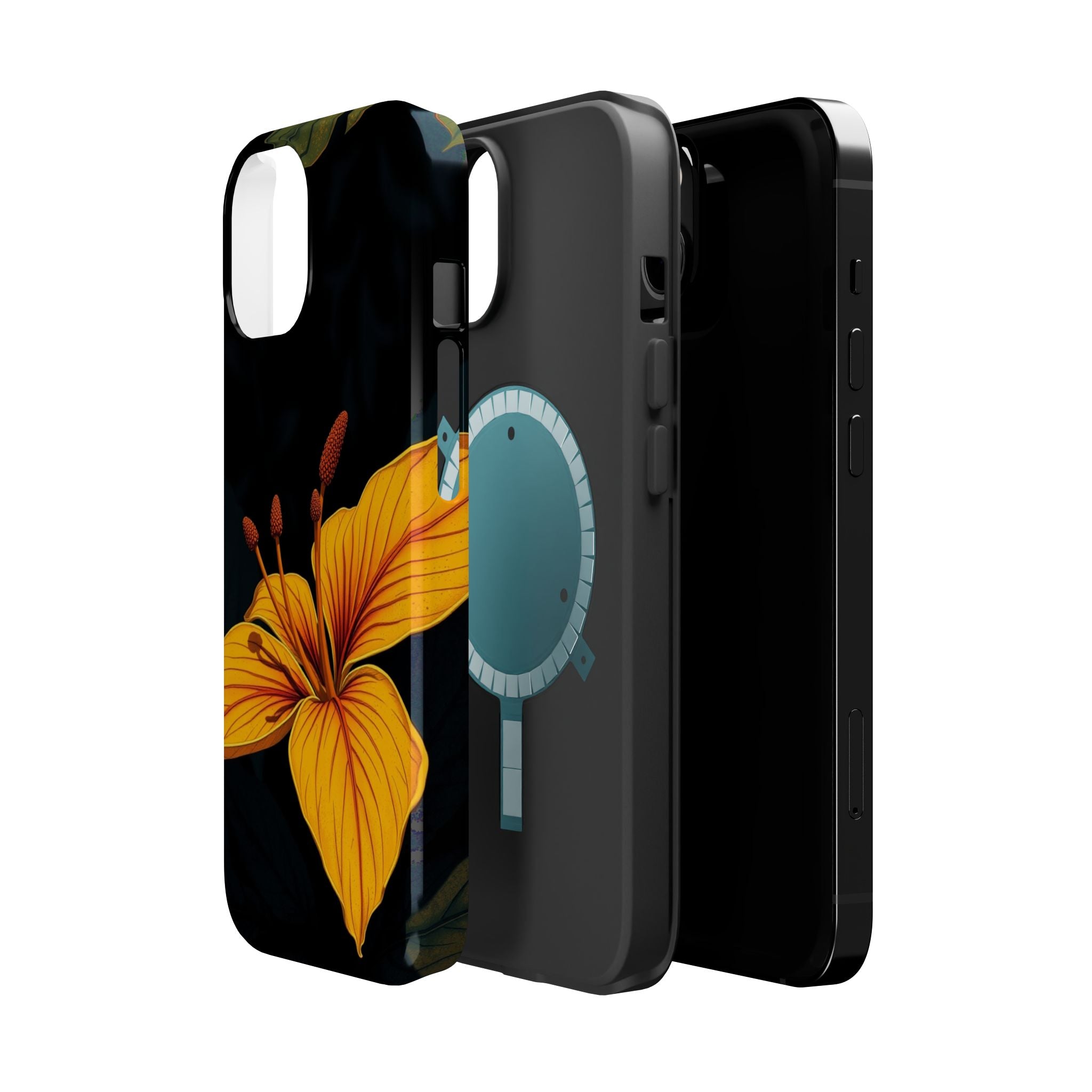 iPhone Earthy Tropical Bloom Design Artistic Everyday Cas Slim Snap Case · iPhon
