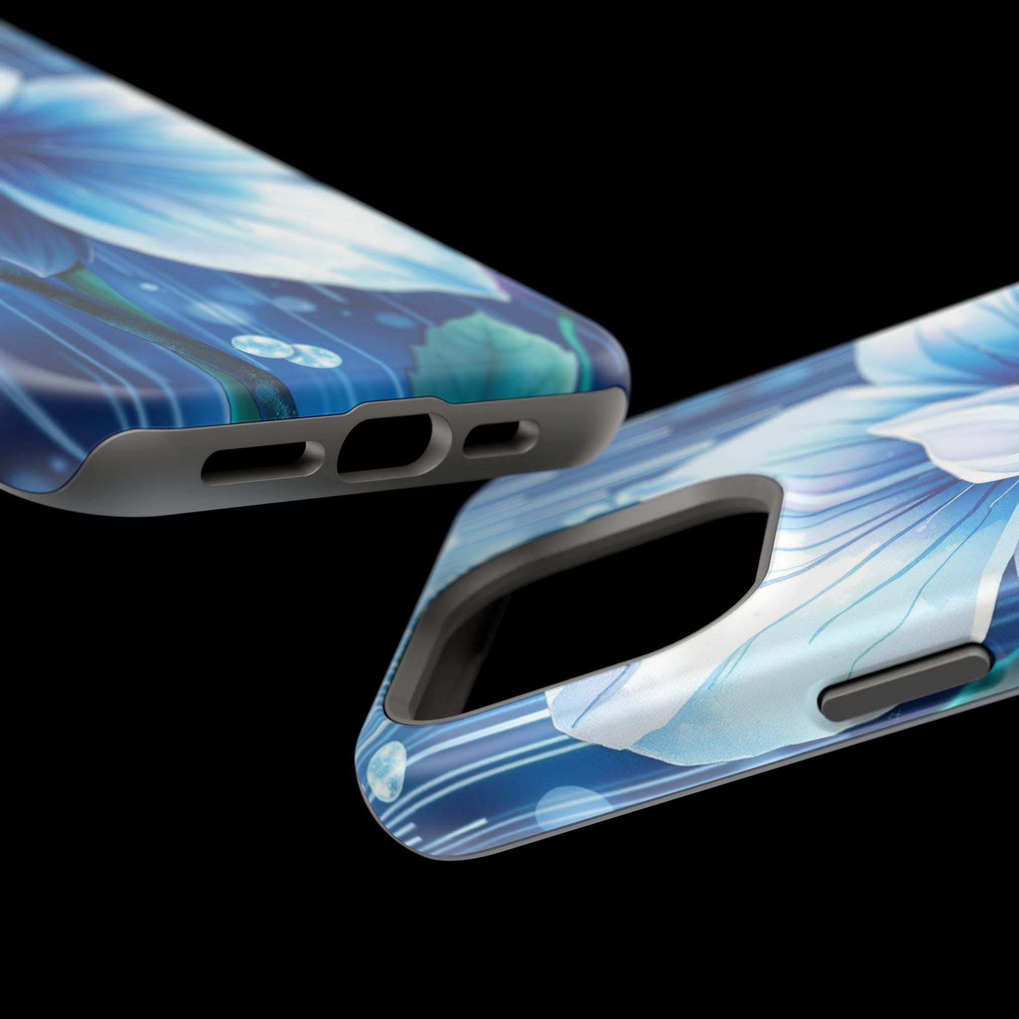 iPhone Spring Shower Bloom Electric Art Slim Everyday Designer Case · iPhone Cas