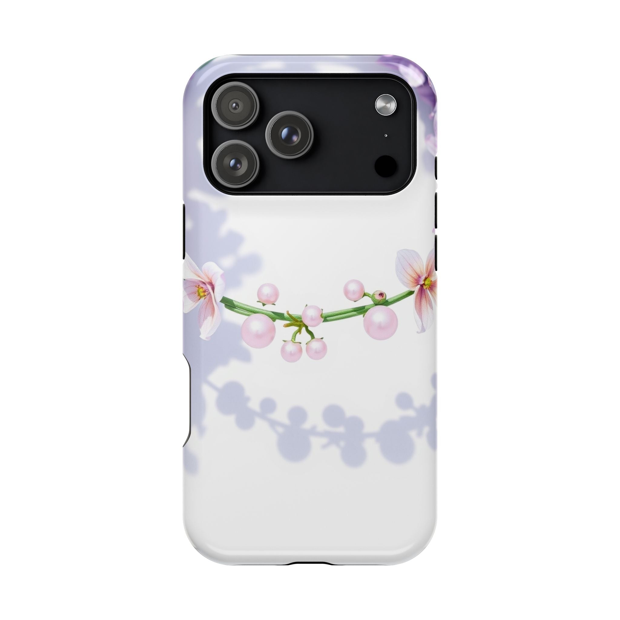iPhone Vibrant Floral Crown Design Clean Minimal Snap Cas Slim Snap Case · iPhon