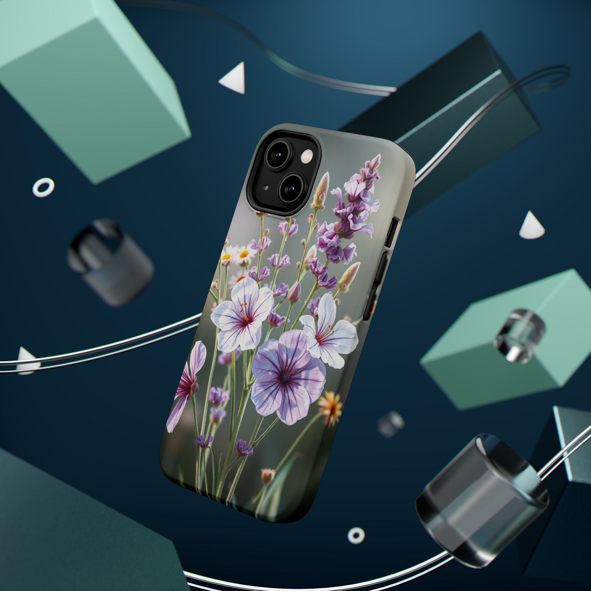 iPhone Wildflower Bunch Enchanted Art Slim Everyday Designer Case · iPhone Case