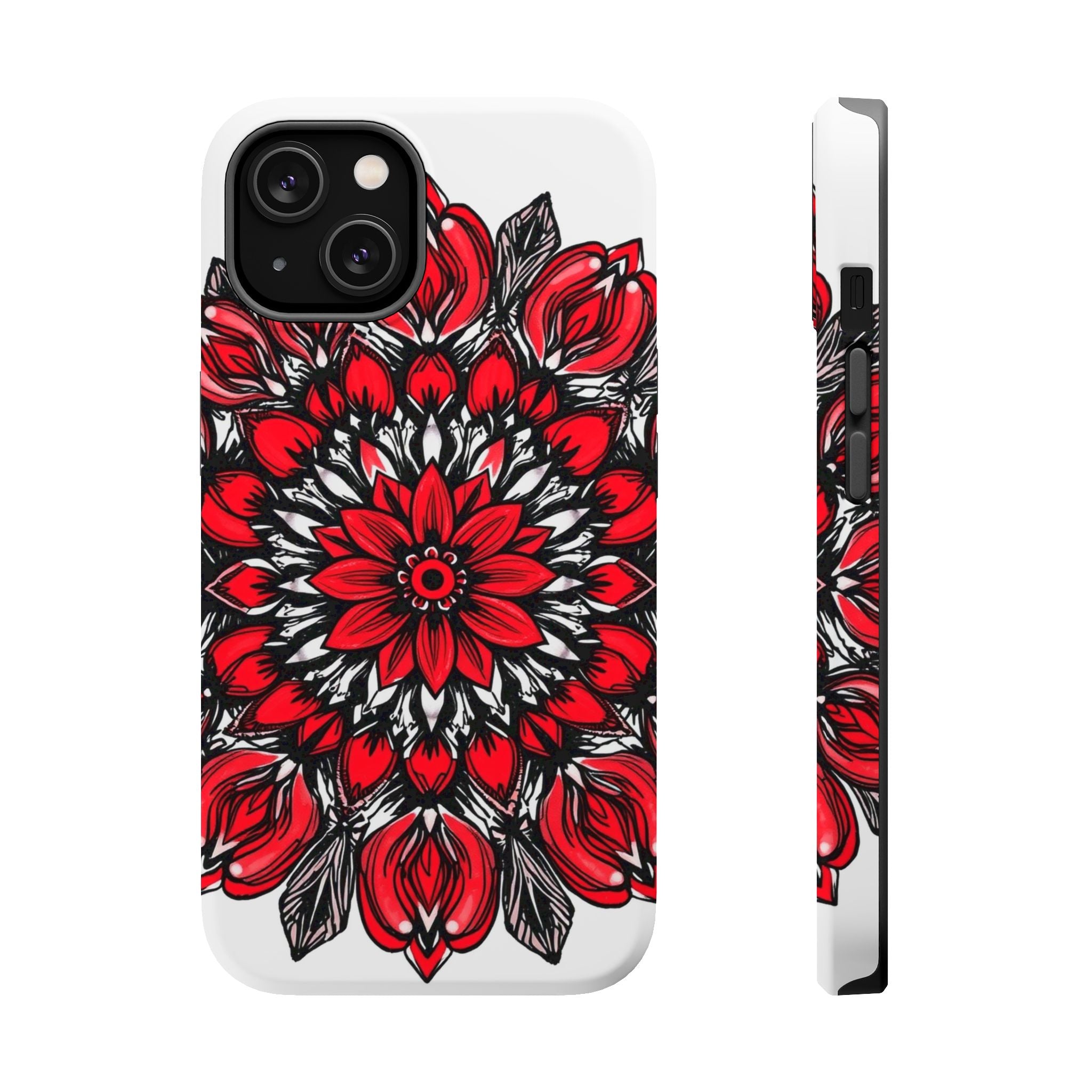 iPhone Floral Mandala Hand-Drawn Sketch Slim Everyday iPhone Designer · iPhone C