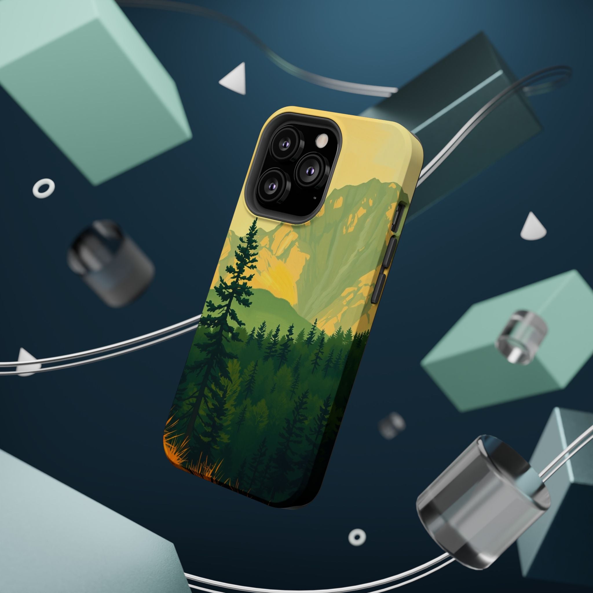 iPhone Pine Ridge Oil Painting Impressionist Slim iPhone Everyday · iPhone Case