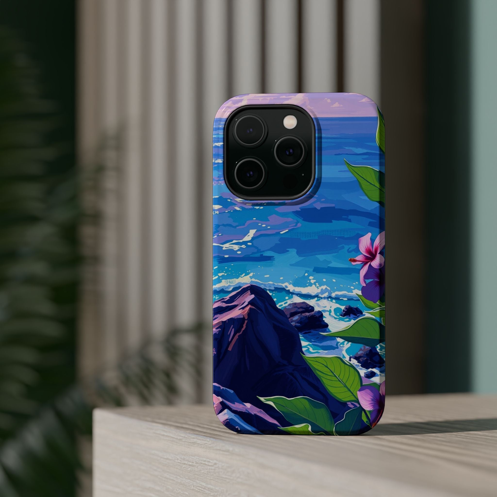 iPhone Hibiscus Coast Enchanted Art Slim Everyday Designer Case · iPhone Case