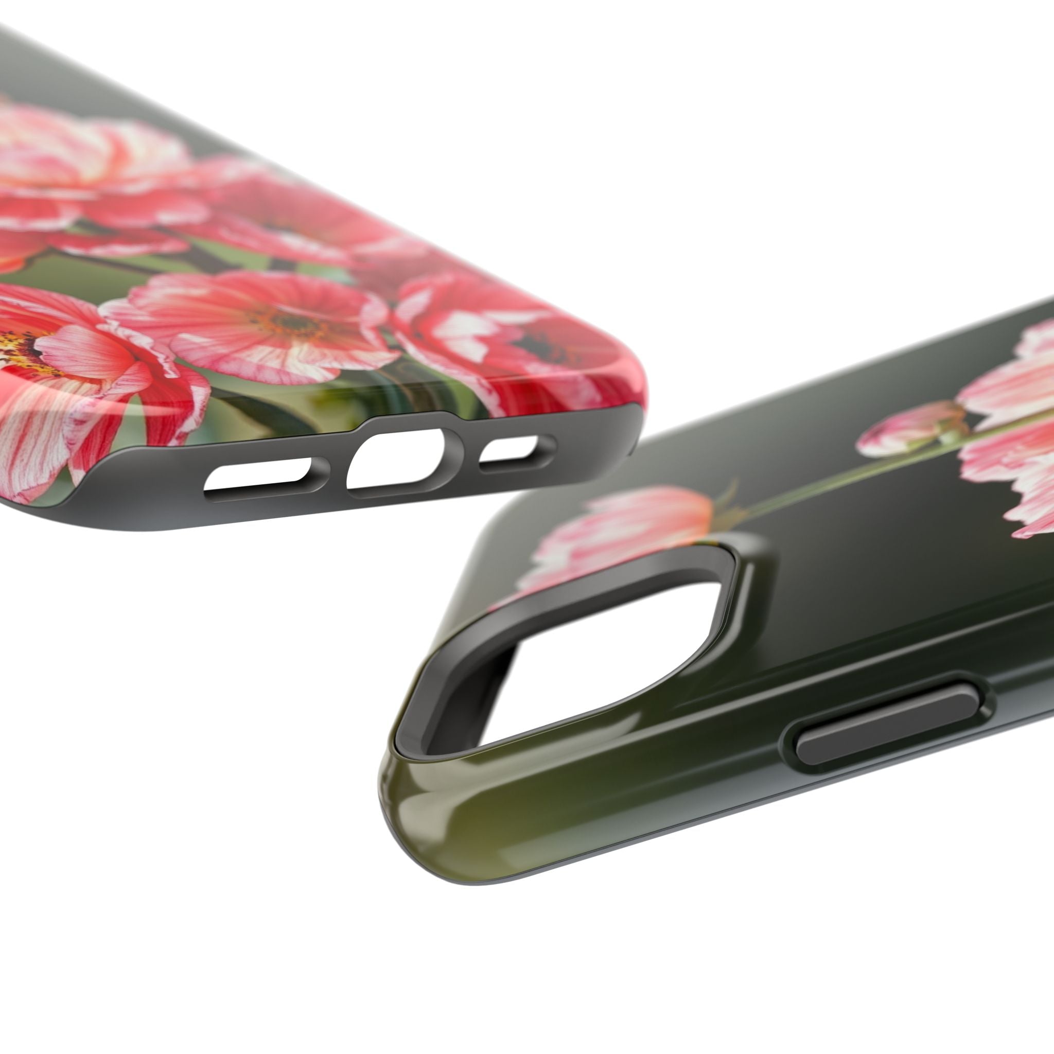 iPhone Ranunculus Stack Vibrant Watercolor Slim Snap Case · iPhone Case