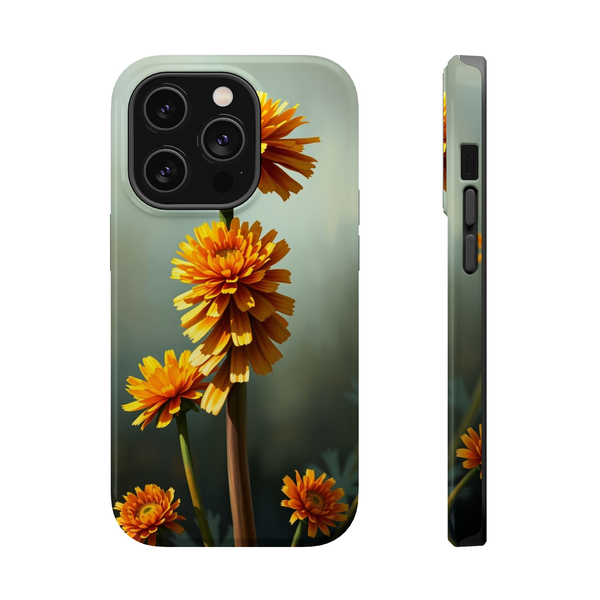 iPhone Ranunculus Stack Electric Art Slim Everyday Designer Case · iPhone Case