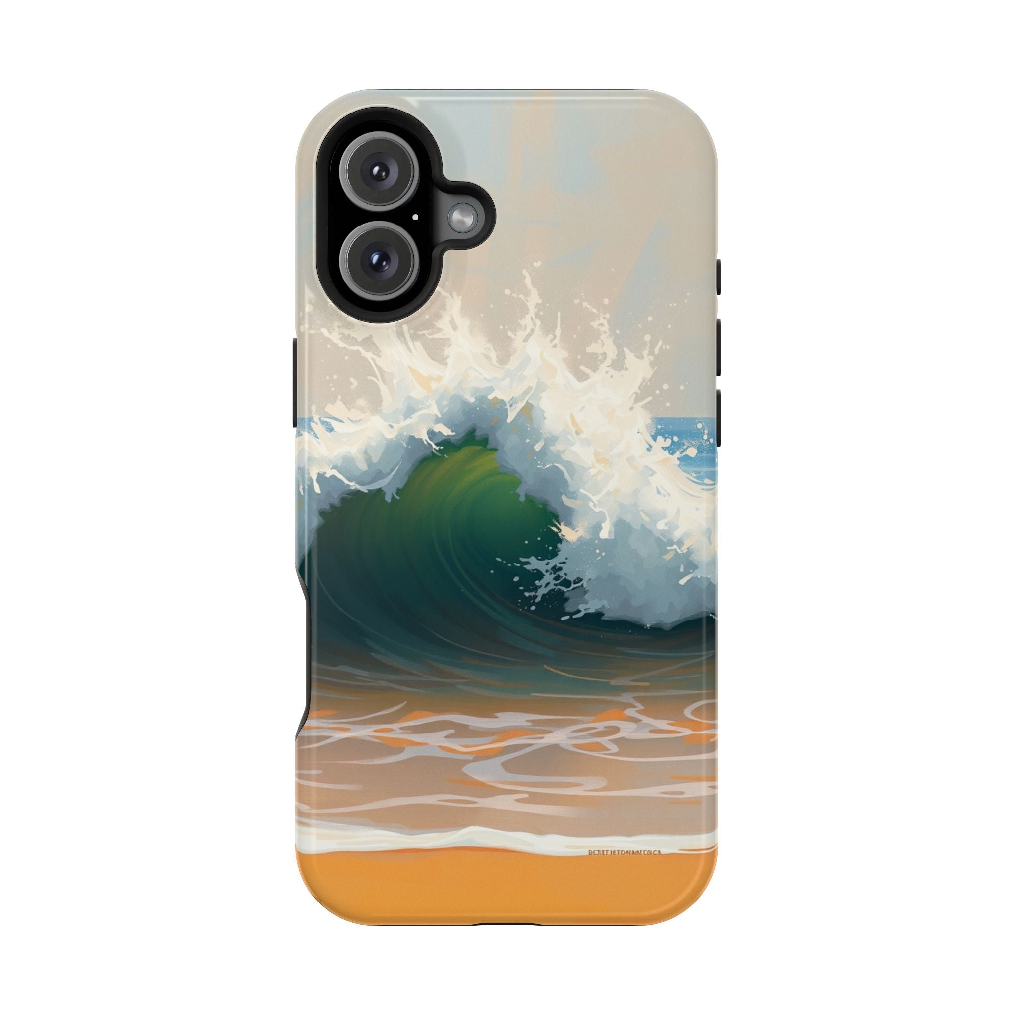 iPhone Radiant Ocean Wave Crash Design Slim Everyday Designer Case · iPhone Case