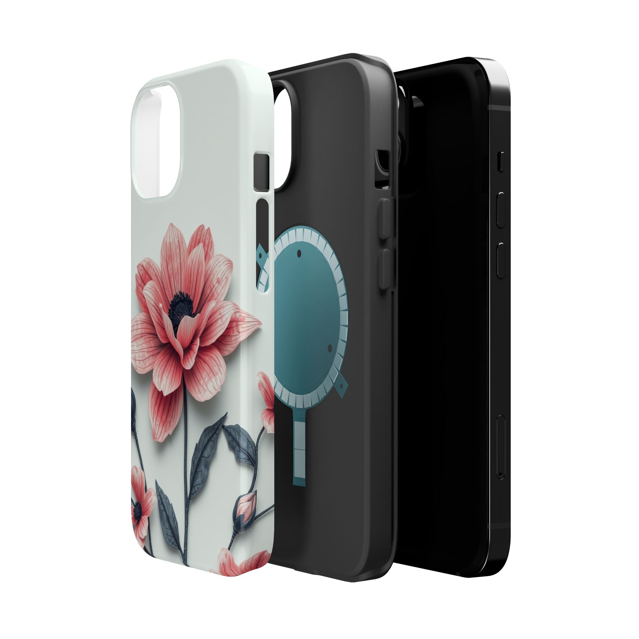 iPhone Dreamy Floral Ink Wash Design Slim Everyday iPhone 12 Designer · iPhone C
