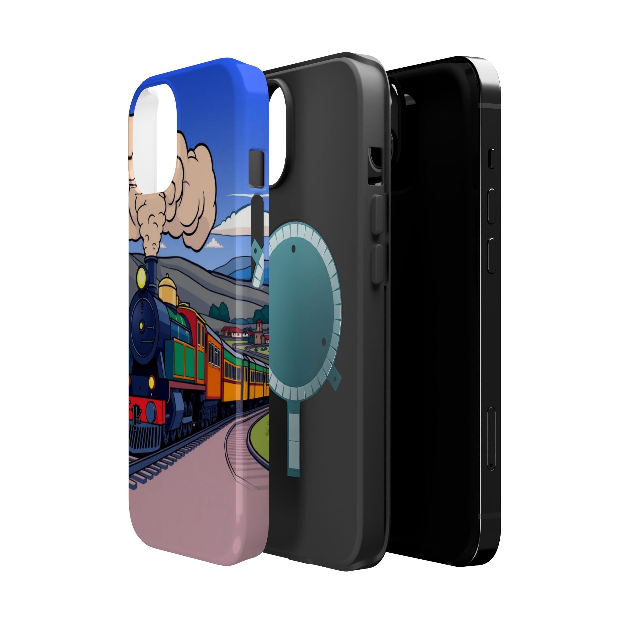 iPhone Steam Locomotive Puff Kids Fun iPhone Phone Case Gift Slim · iPhone Case