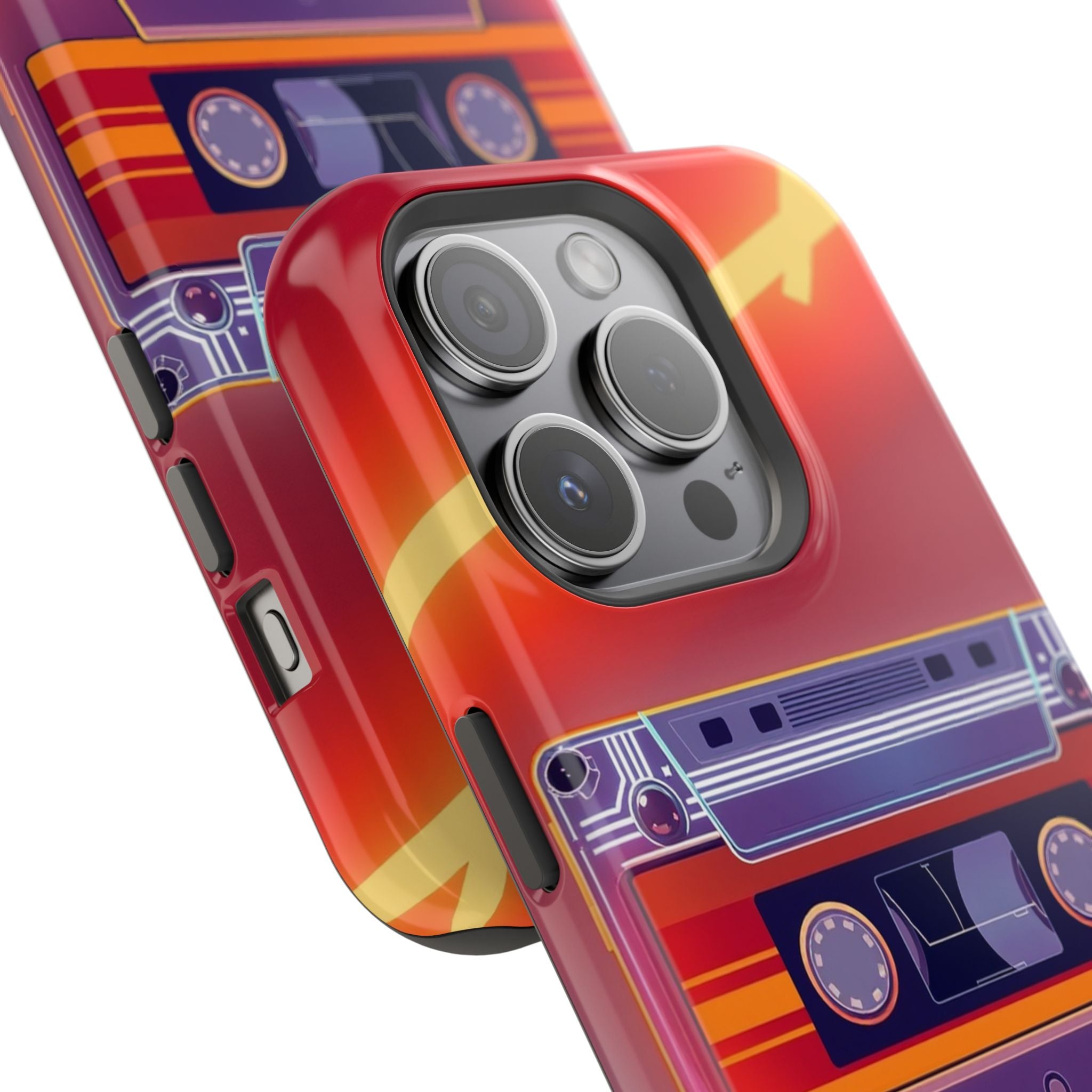 iPhone Cassette Tape Rewind Bold Art Slim Everyday Designer Case · iPhone Case