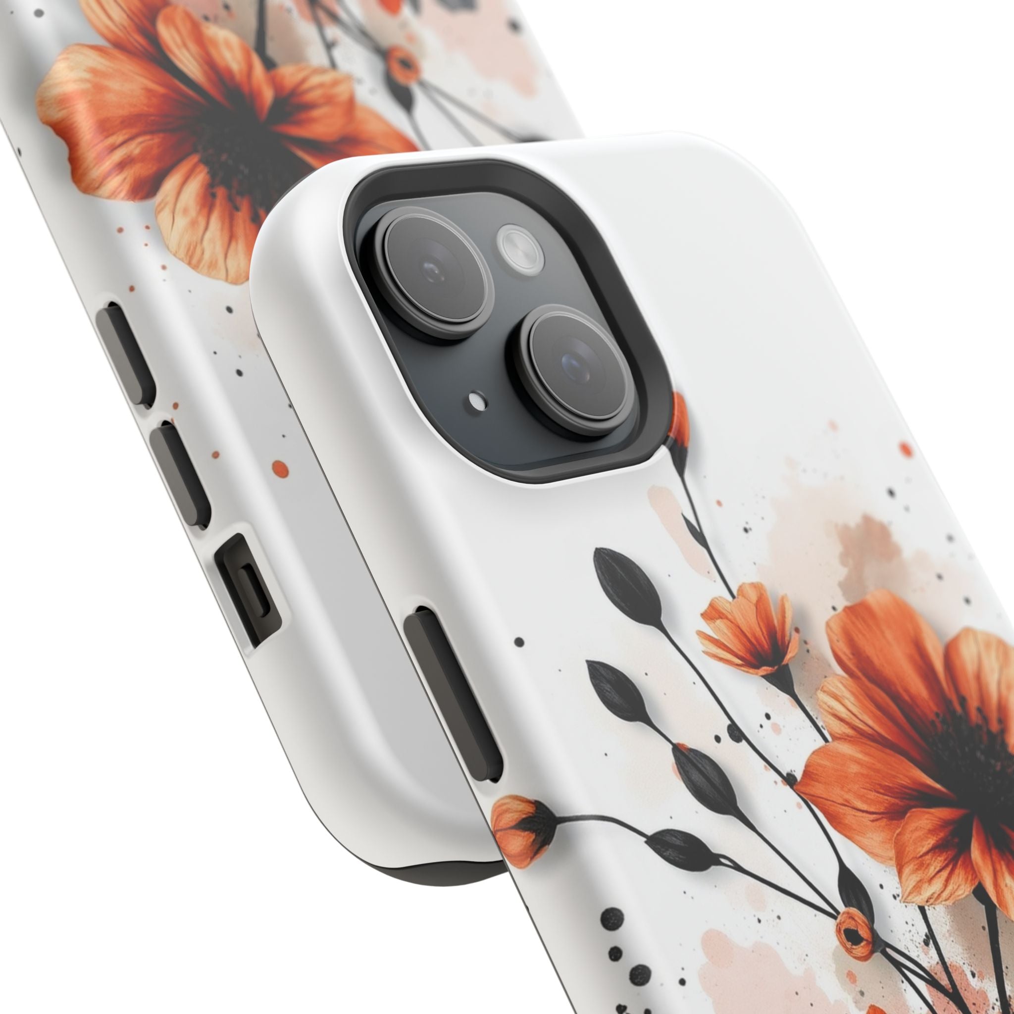 iPhone Floral Watercolor Splash 3D Digital Slim iPhone Everyday · iPhone Case